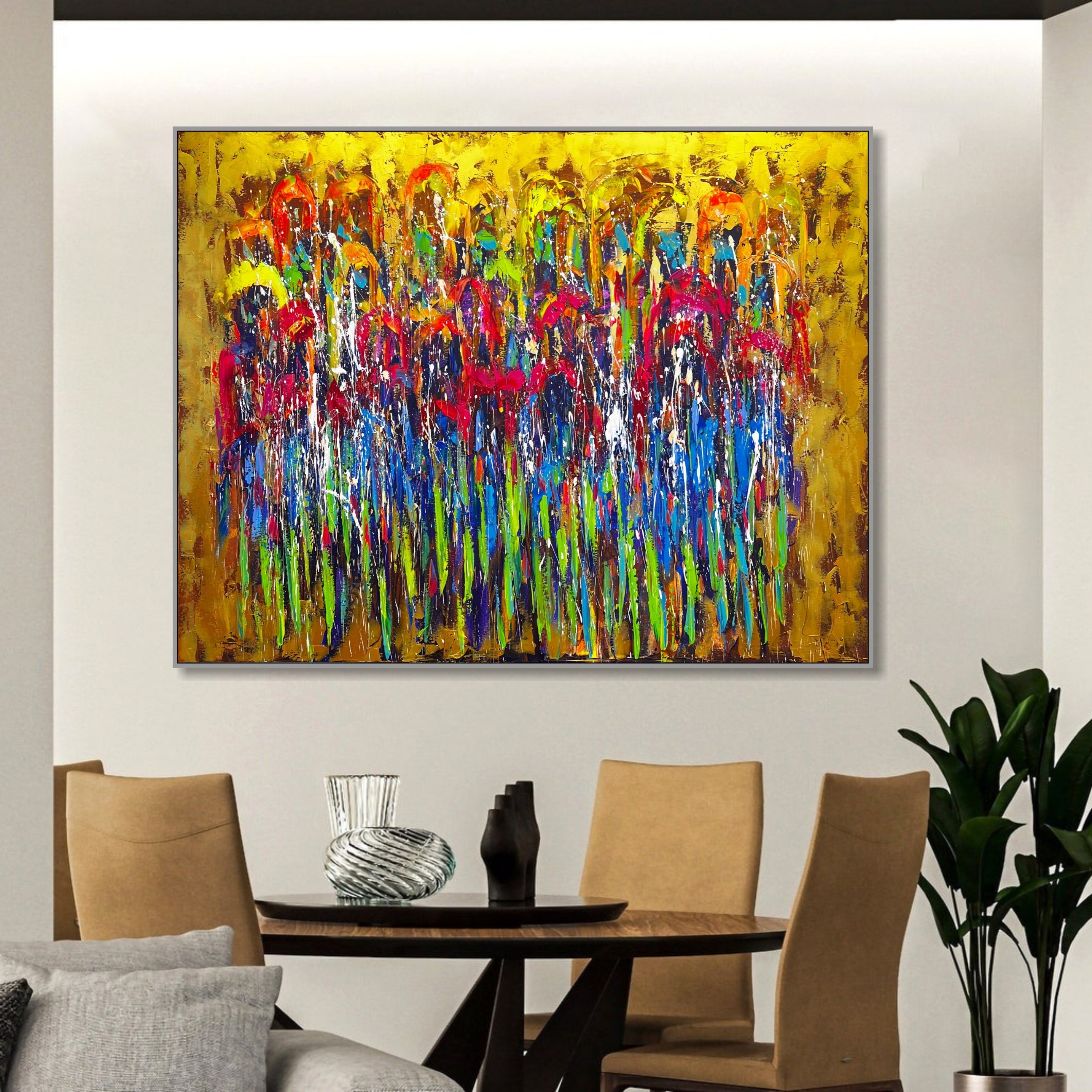 SUNBURST GARDEN 46"x60"