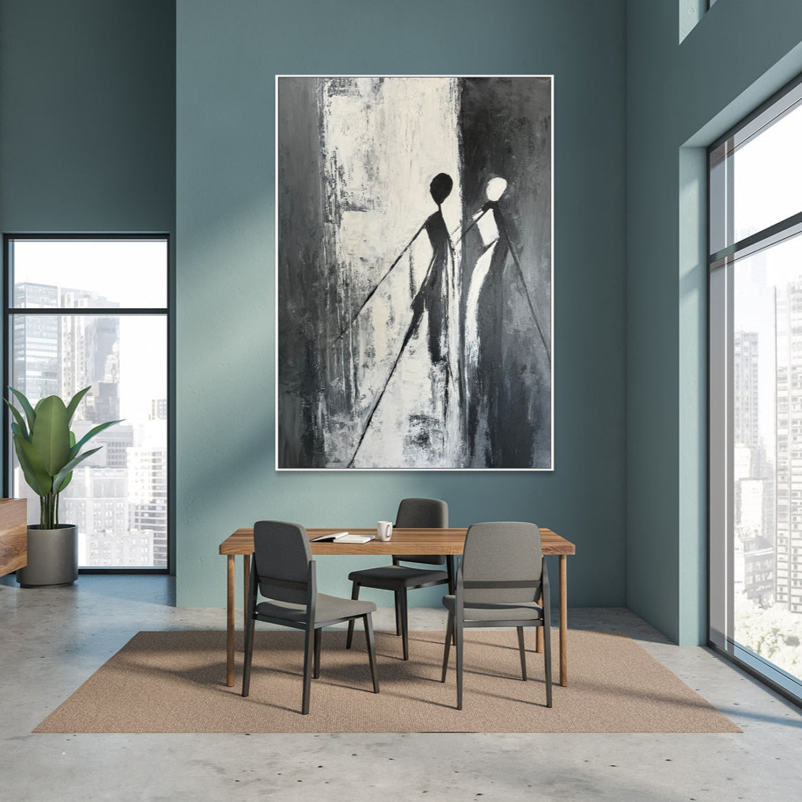 SILHOUETTE SYMPHONY 54"x40"