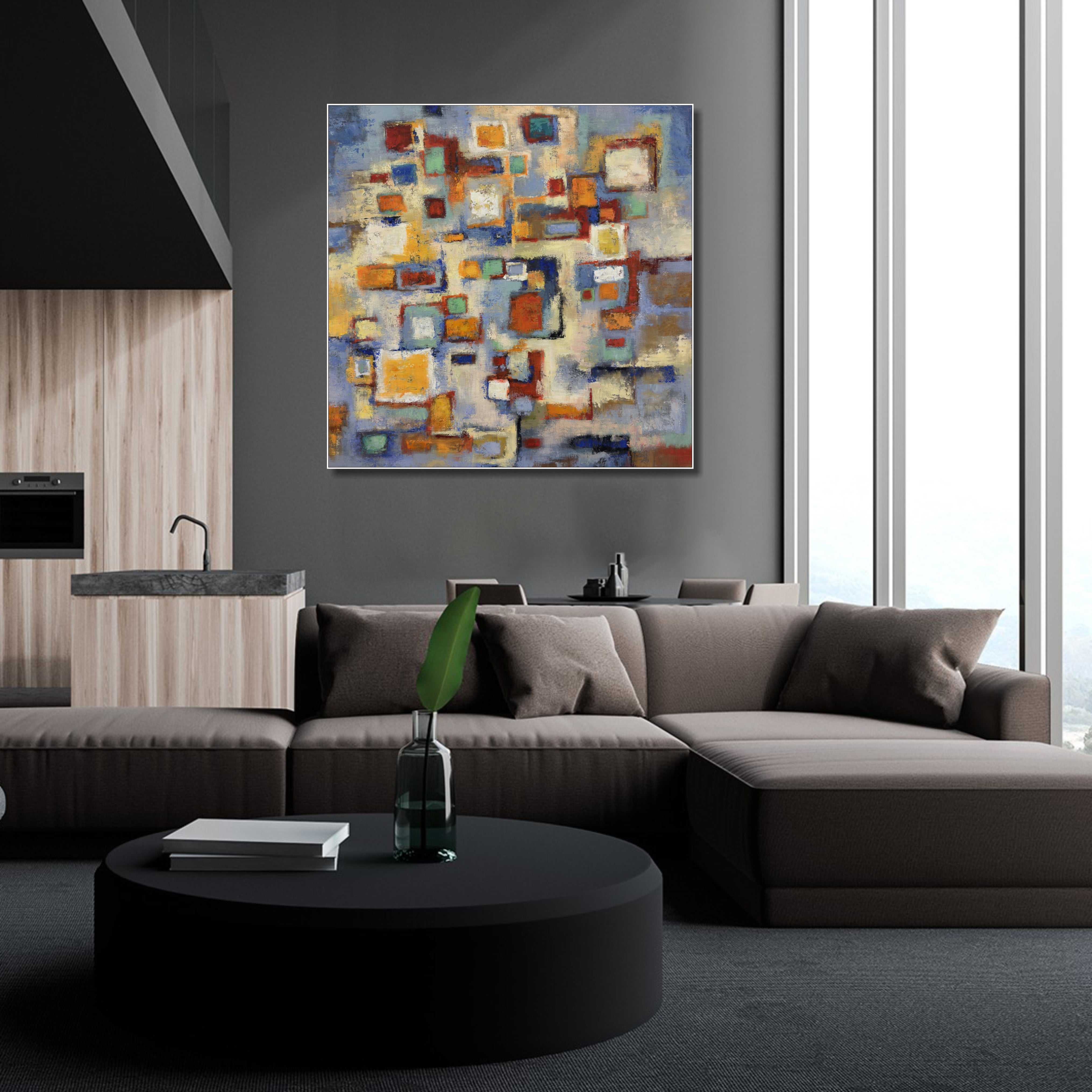 URBAN MOSAIC 40"x40"