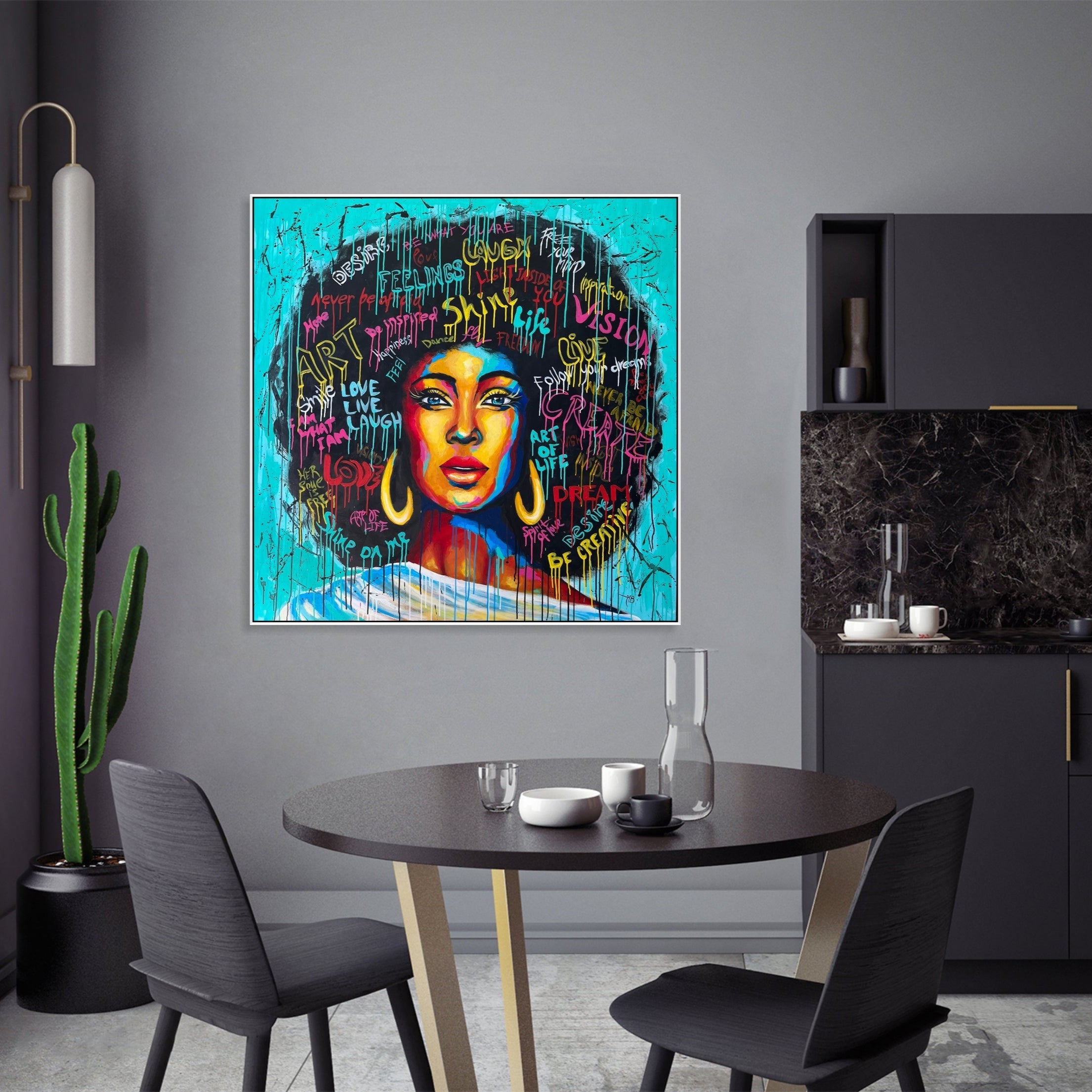 BE WHAT YOU ARE 54"x54"