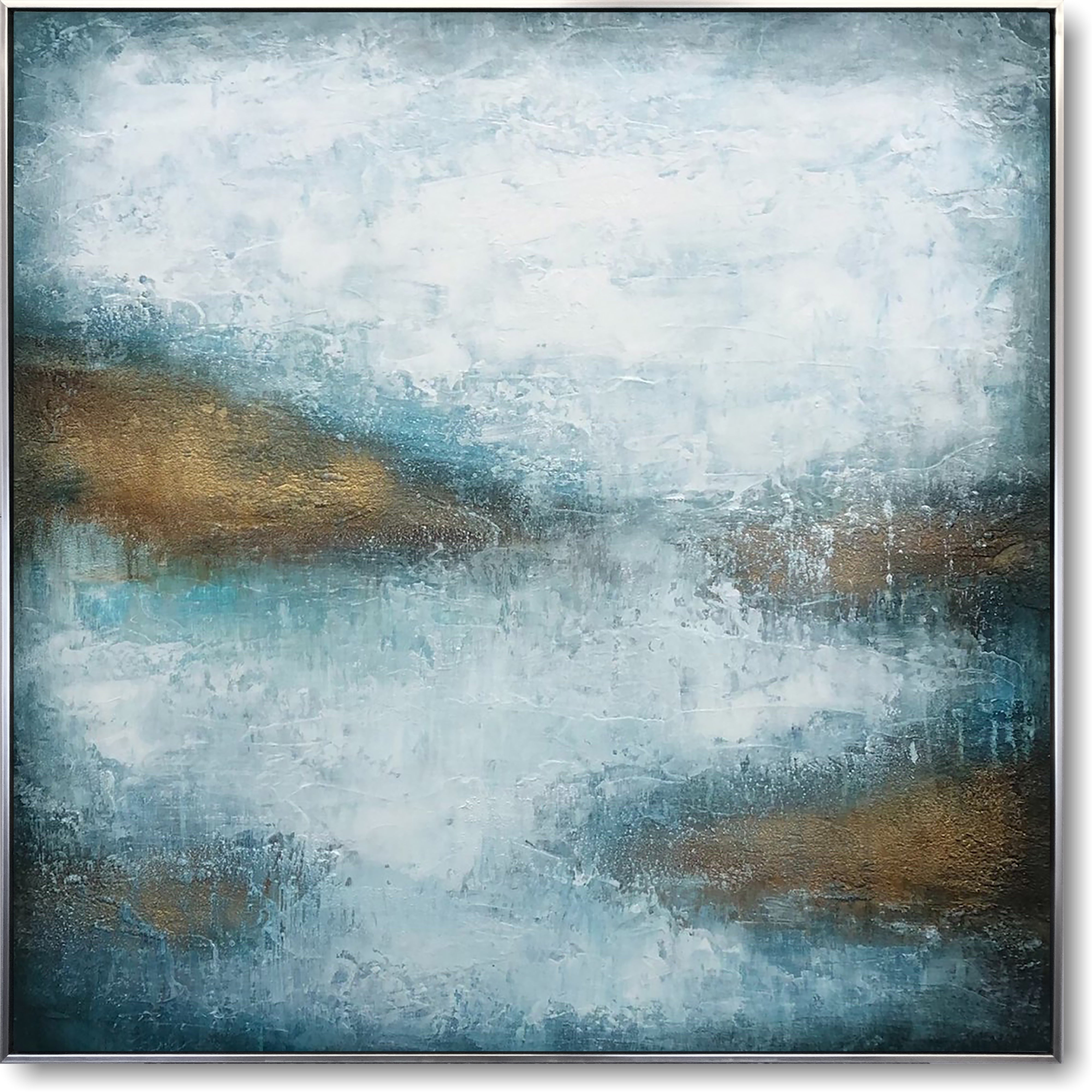 GOLDEN CLOUDS 27.5"x27.5"