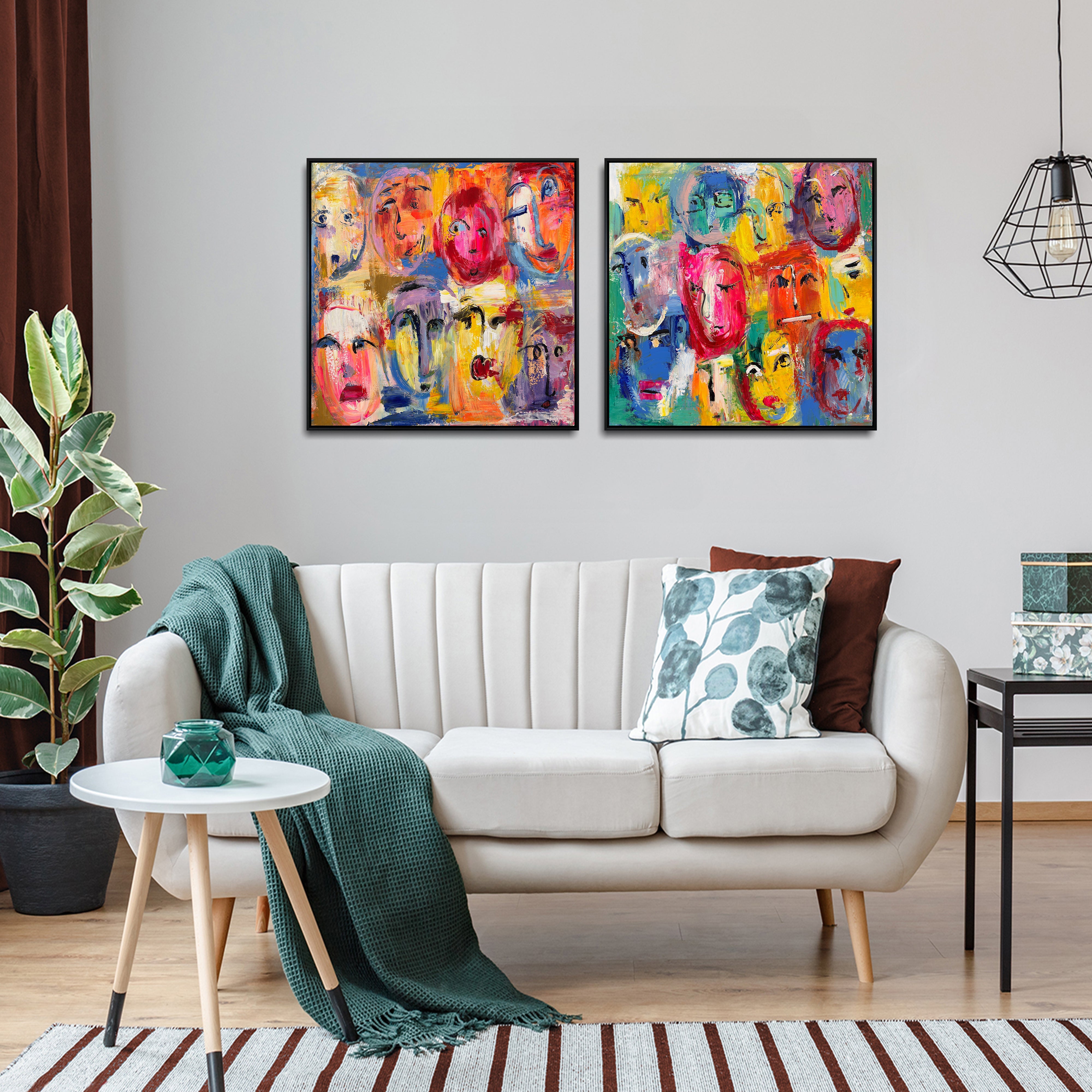 DUALITY OF FACES 2P 20"x40"