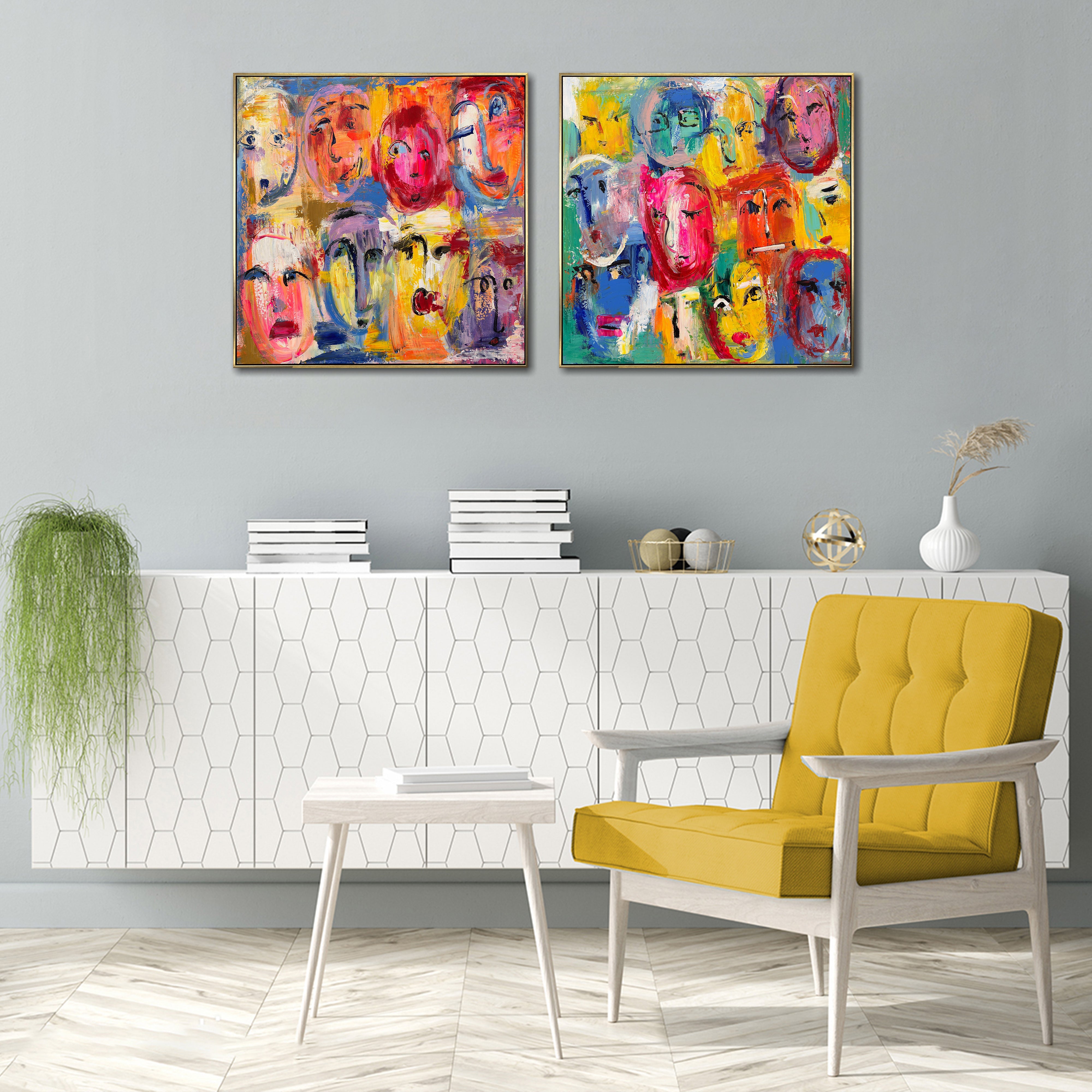 DUALITY OF FACES 2P 20"x40"