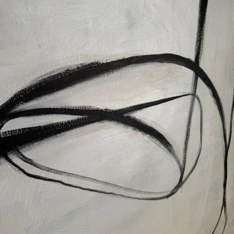 ABSTRACT LINE DANCE 50"x50"