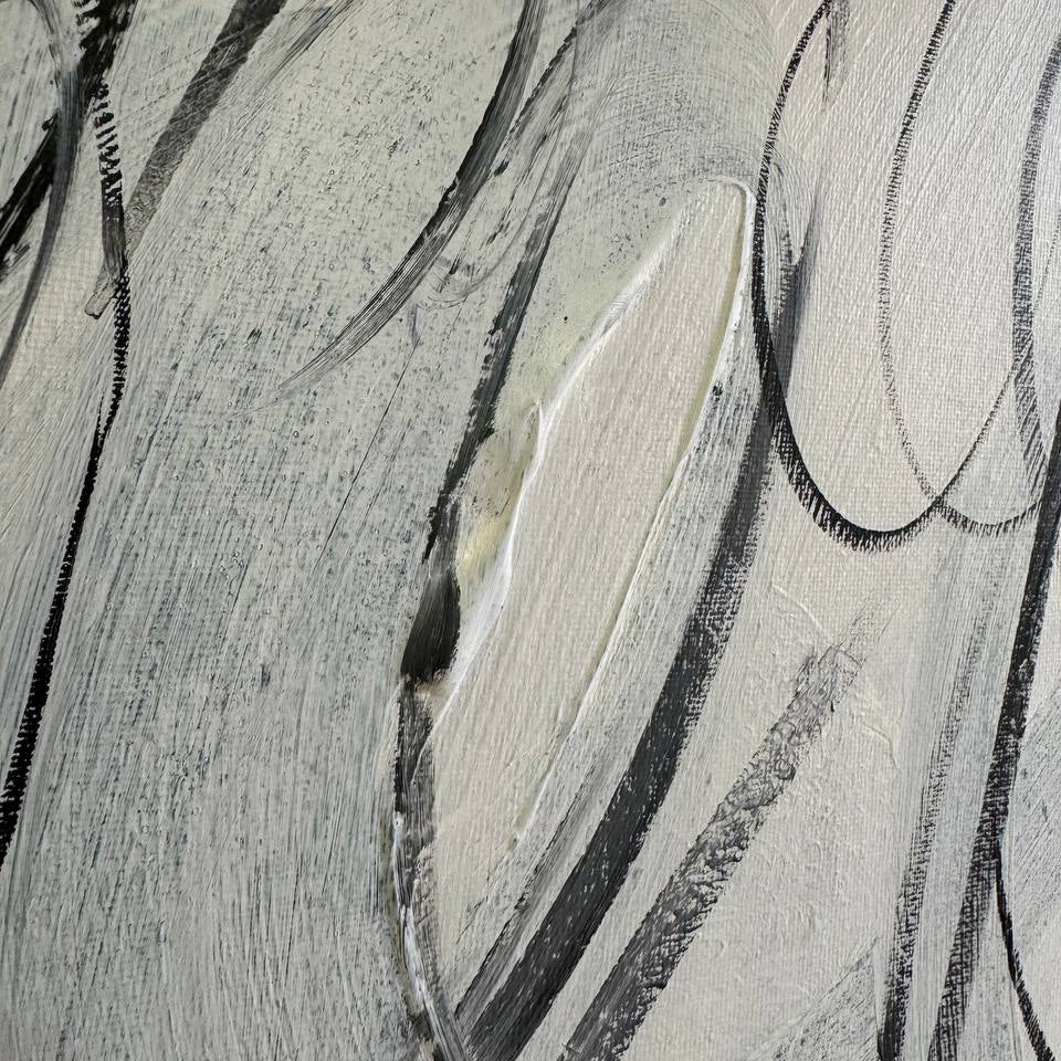 MONOCHROME WHISPERS 64"x38"