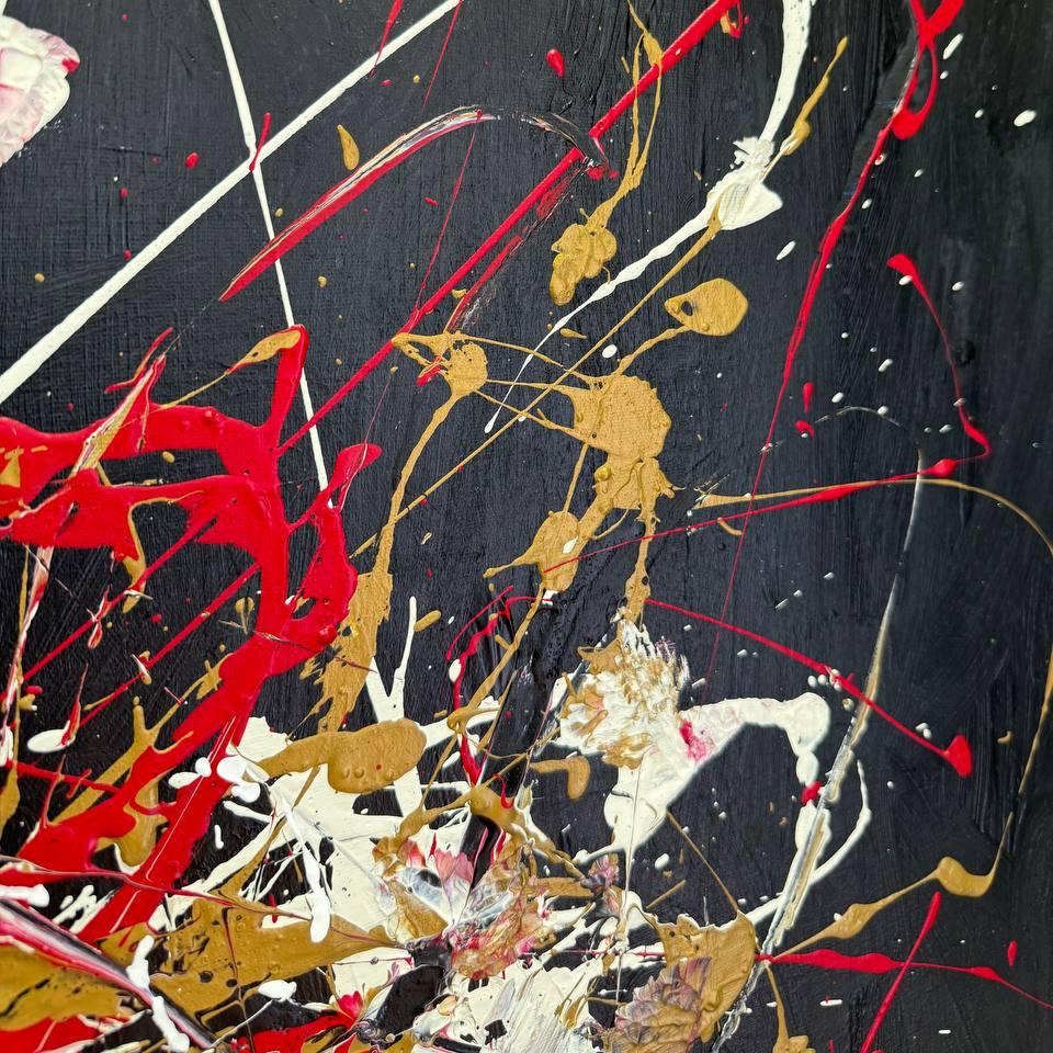 SPLASHED PASSION 31"x61"