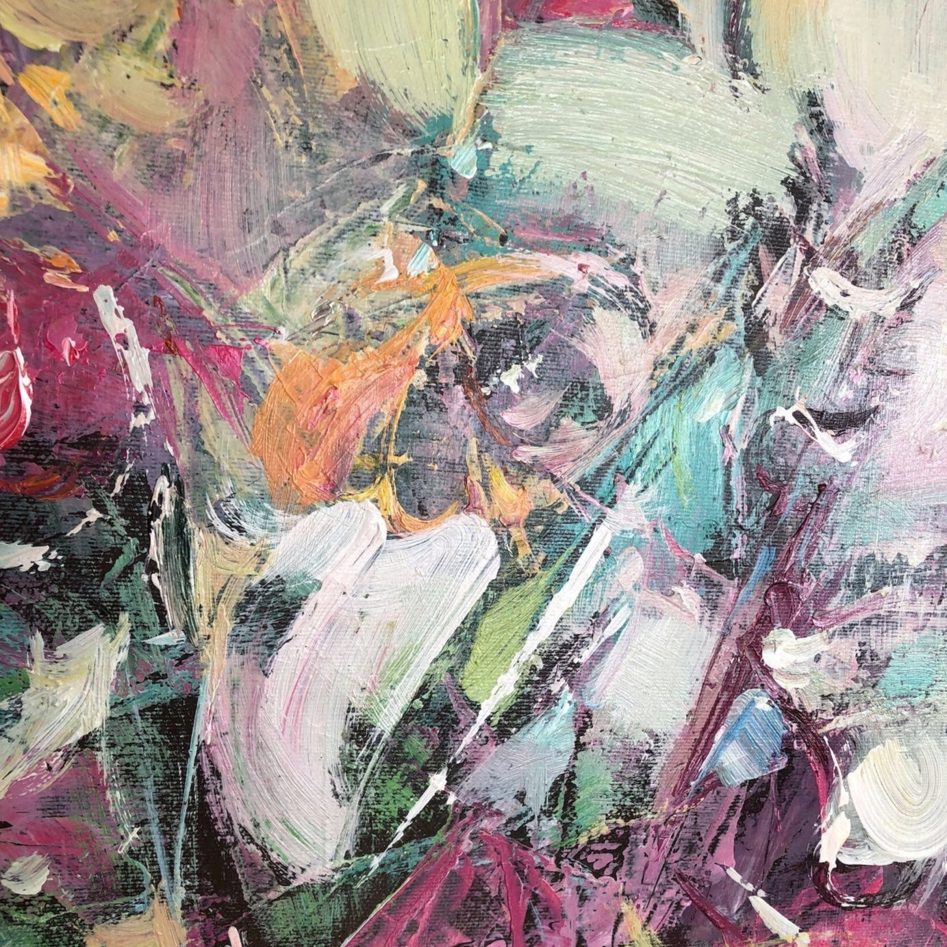 BOUQUET OF FLOWERS 35.43"x15.74"