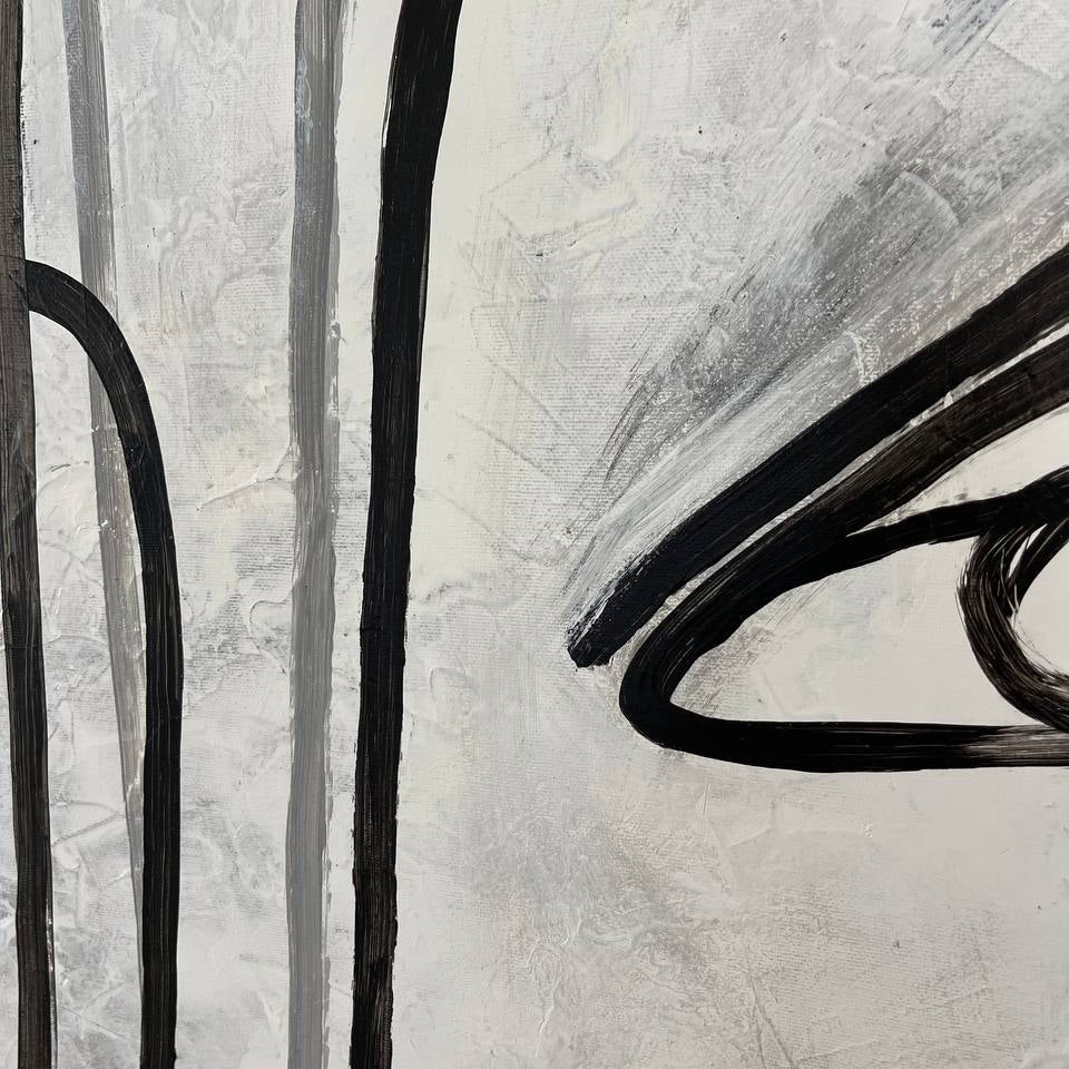 WITH MYSELF 45.6"x20"