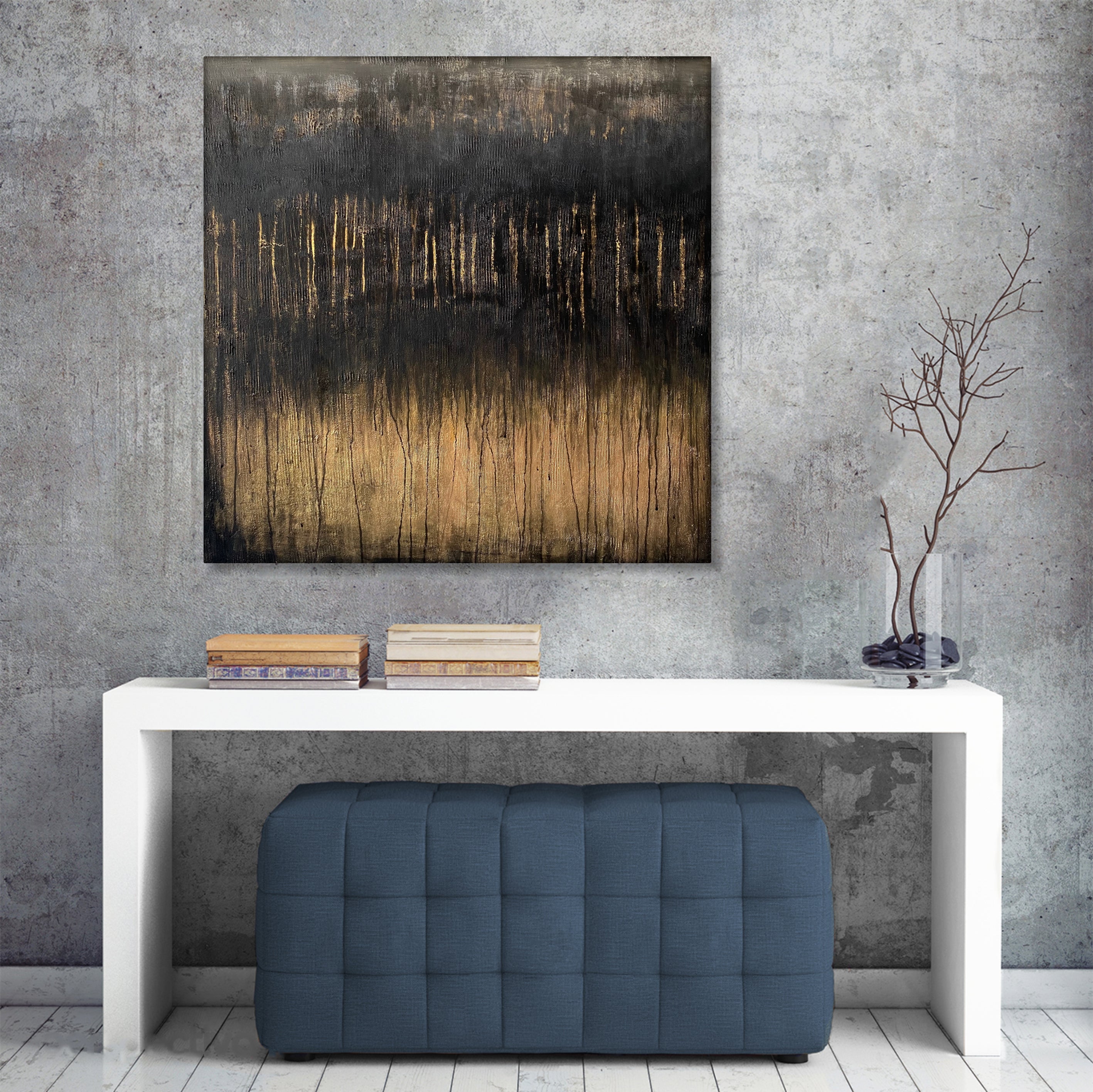 SHIMMERING NIGHT 40"x40"