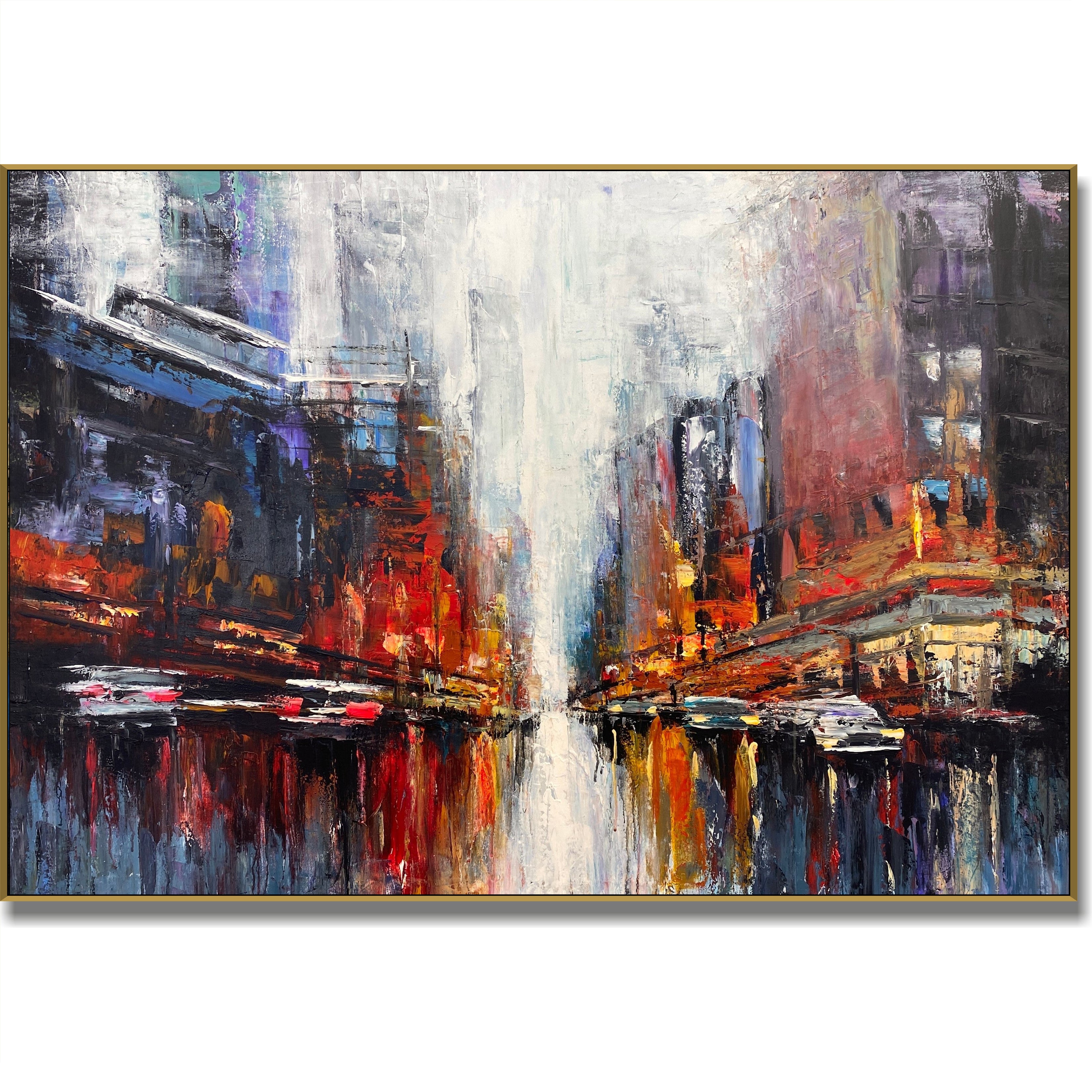 VIBRANT METROPOLIS 36"x54"