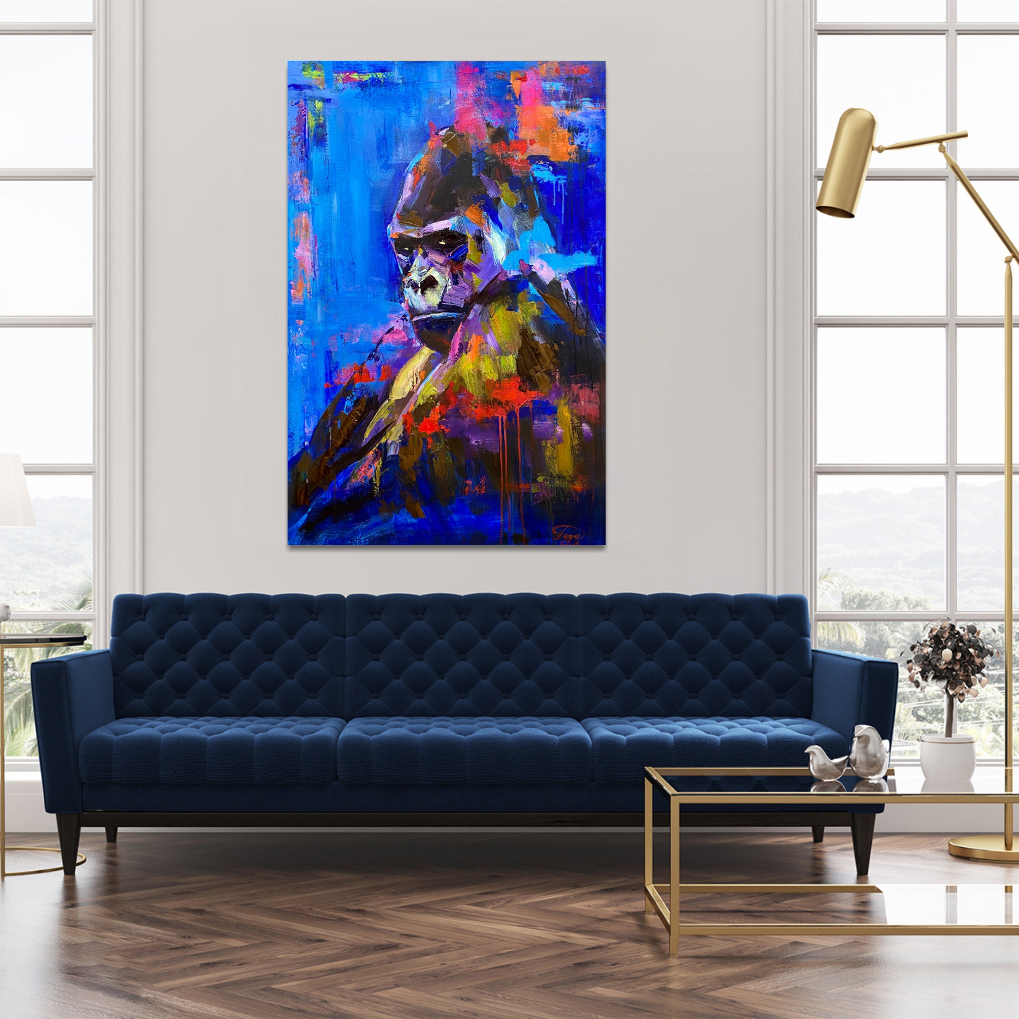 MAJESTIC GORILLA 46"x30"