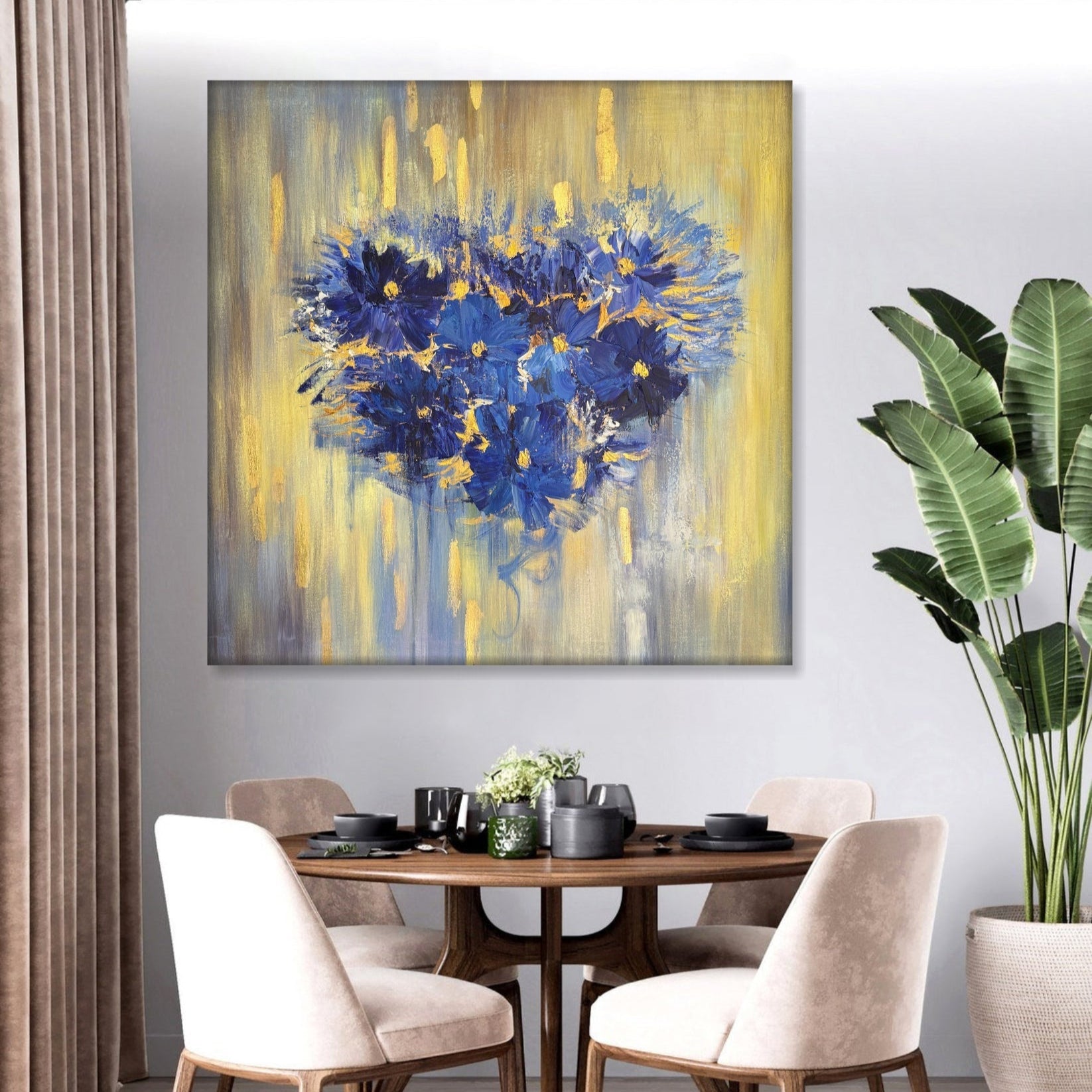 FLOWER HEART 40"x40"
