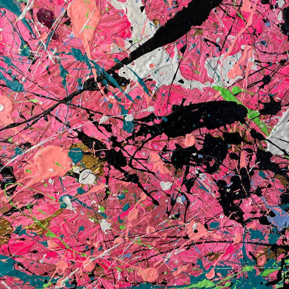 PINK SPLASH 39.4"x54"