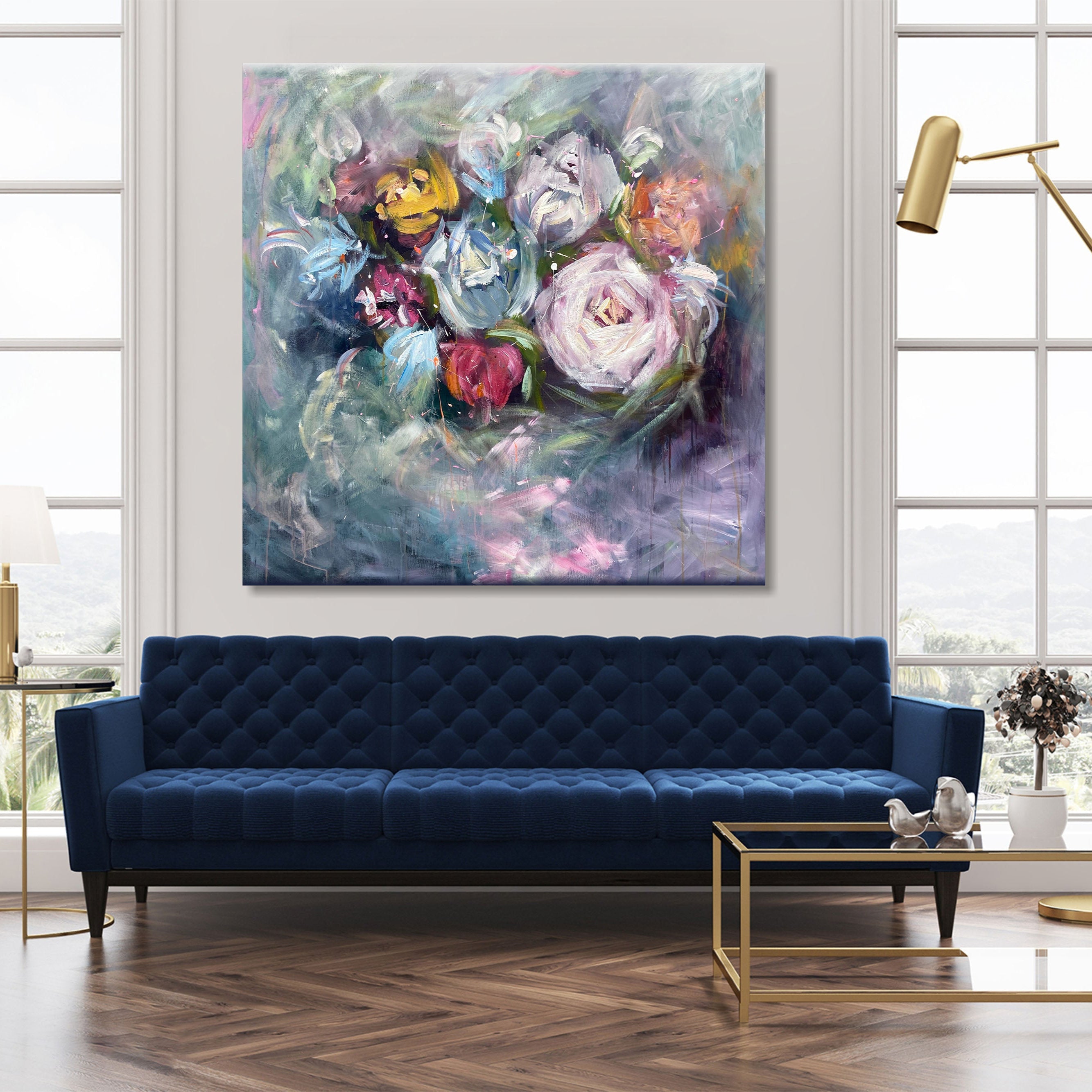 GARDEN OF DREAMS 40"x40"