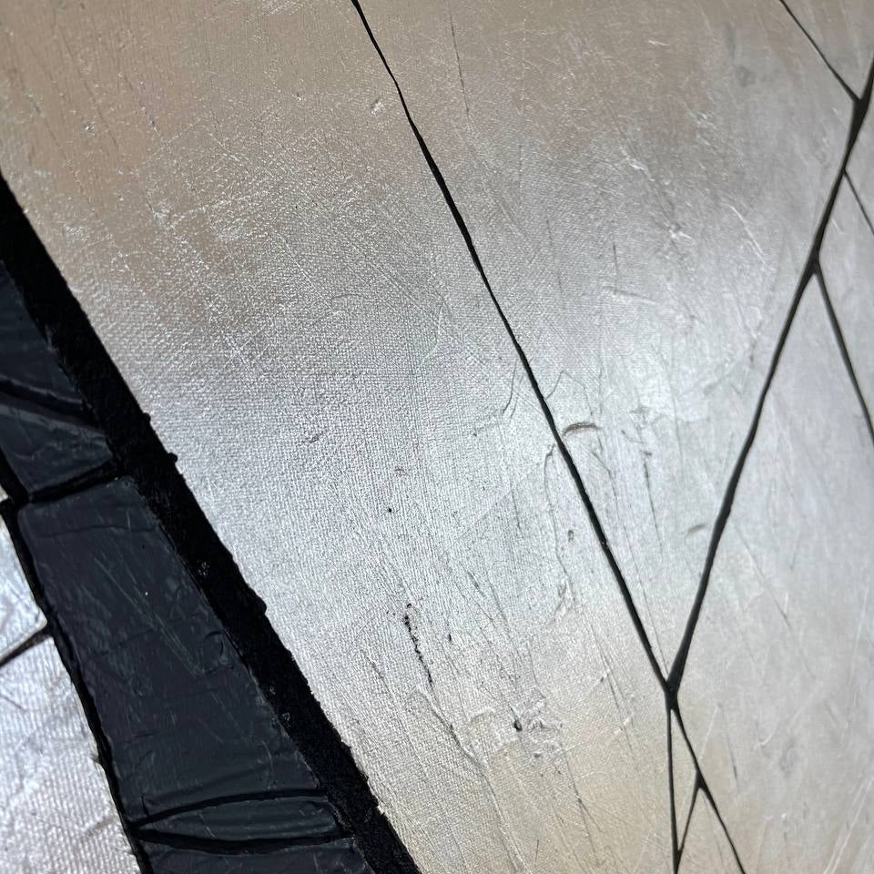 Canvas wall art painting abstract BROKEN ROCK