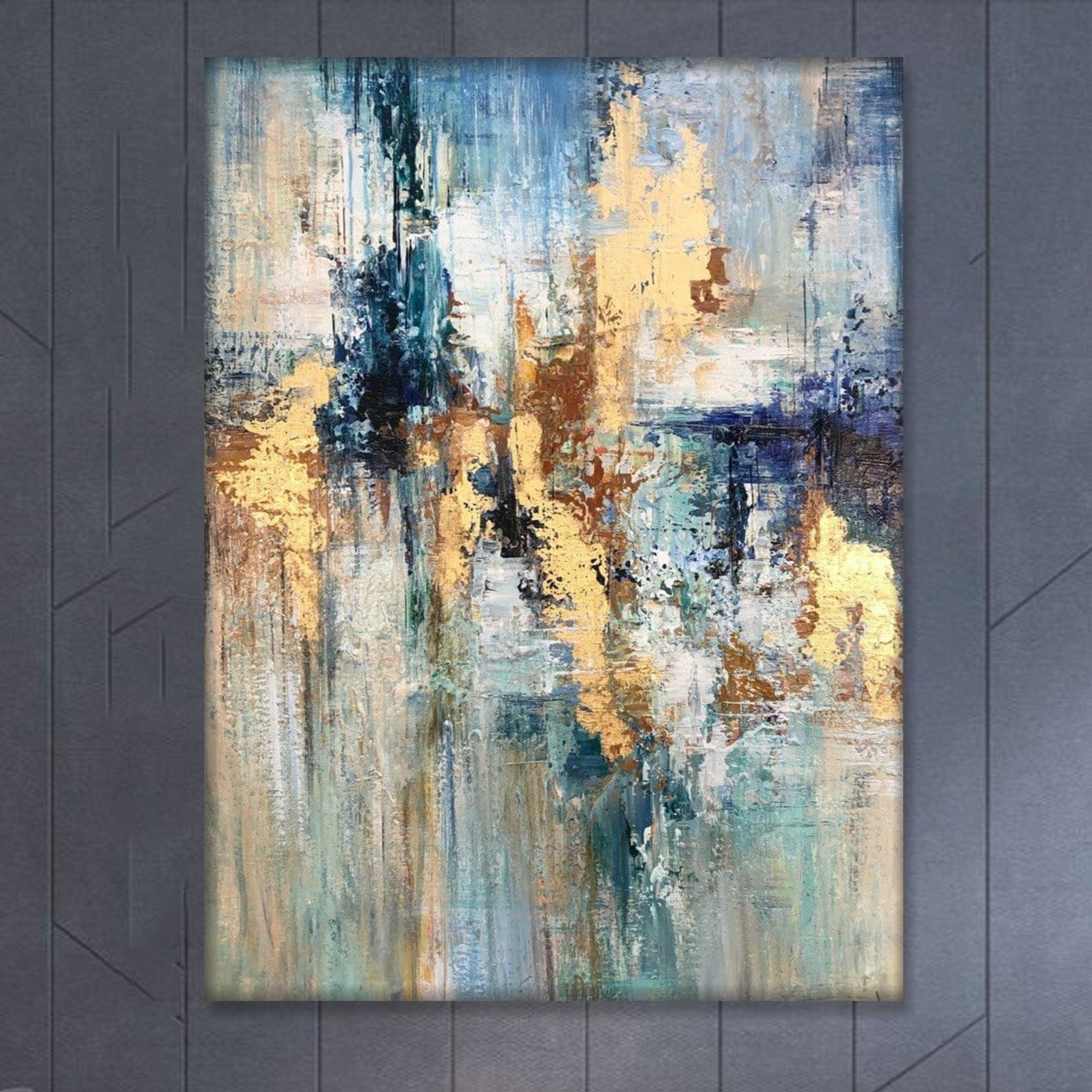 Abstract Painting, Original Wall Art Painting, Modern Canvas Painting, –  artworkcanvas