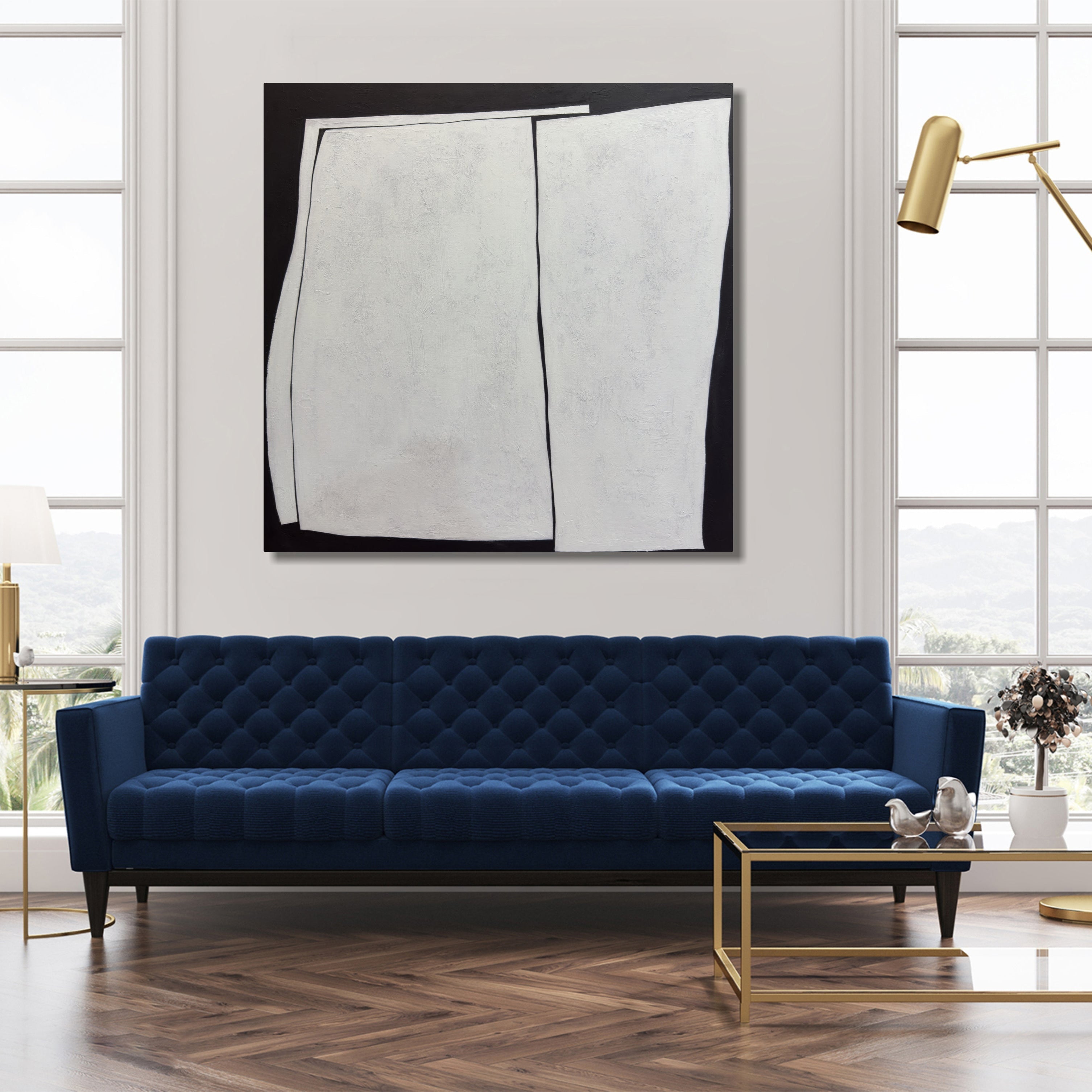 ABSTRACT DUALITY 32"x32"