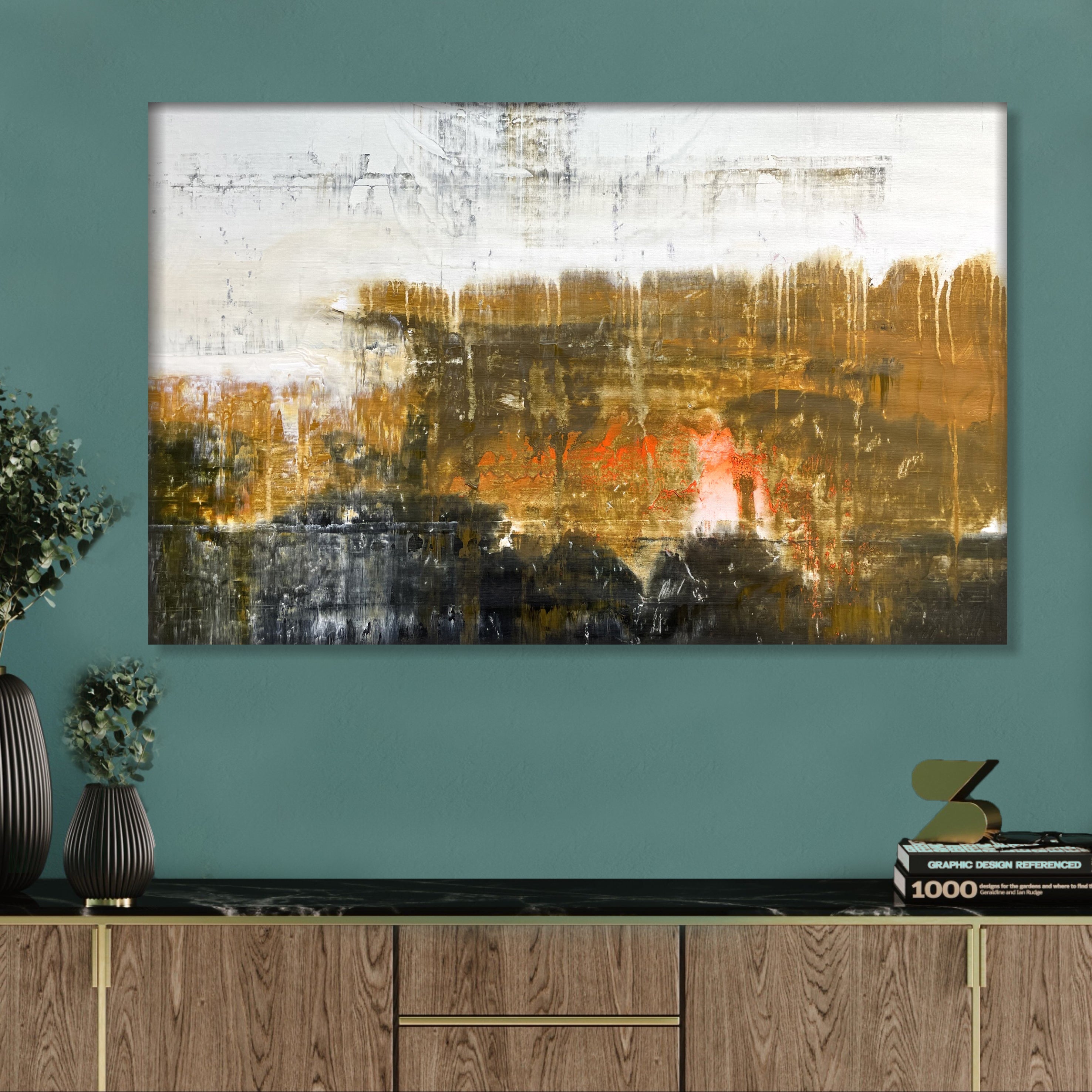 Oil Painting Wall Hanging Decor ASSOCIATION 249 23.6"x39.4"