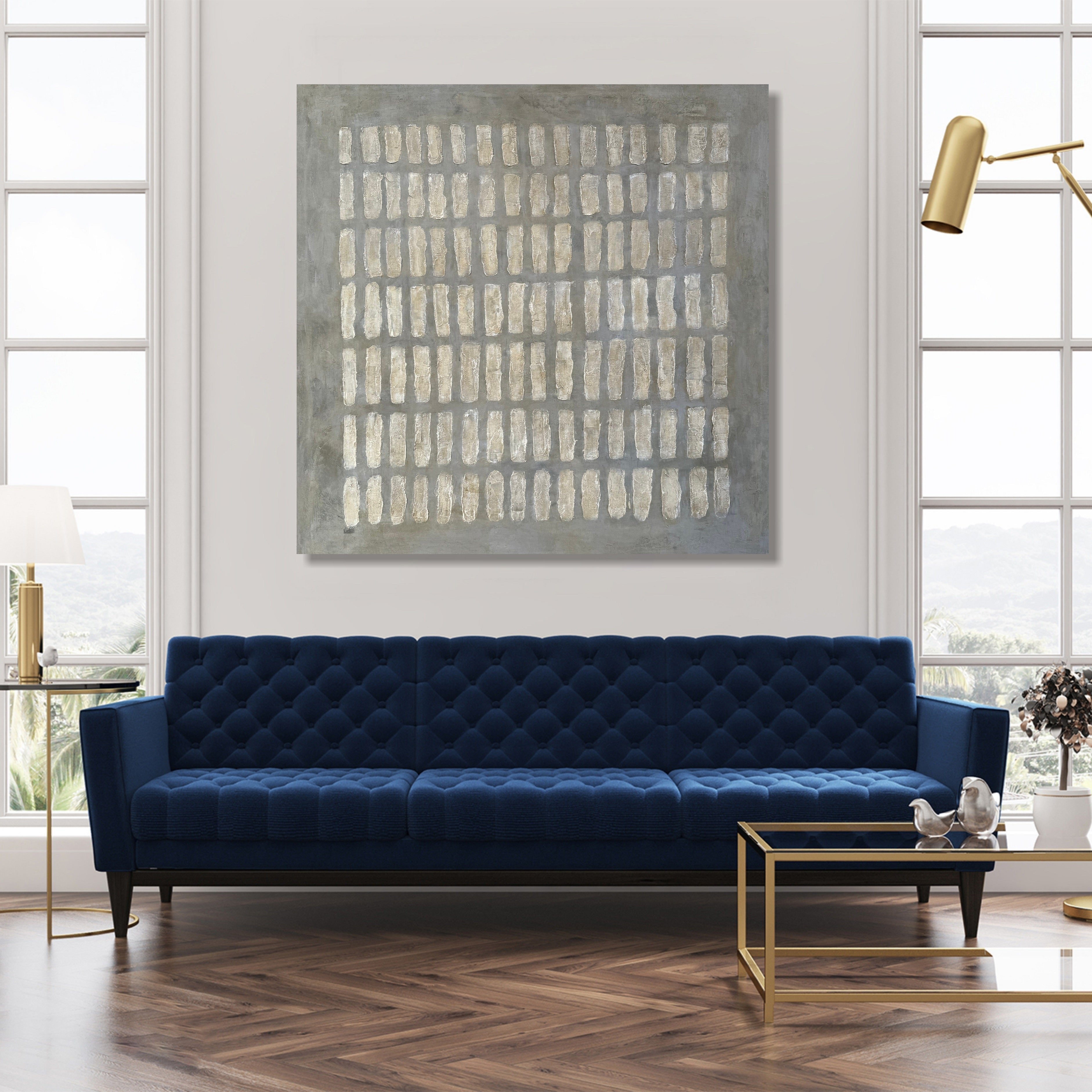 Abstract geometric minimalism paintings NORDIC NICHE