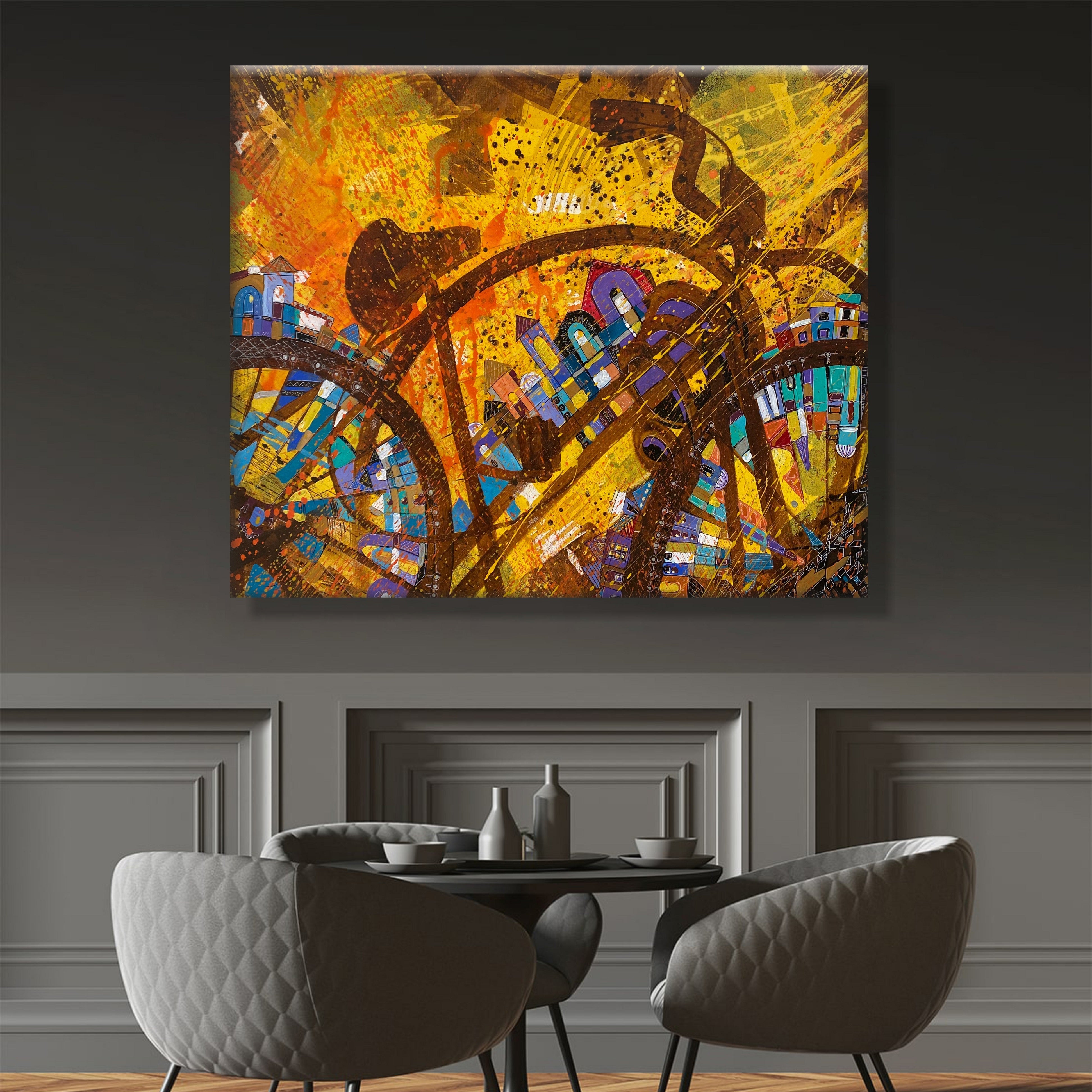 CITY VORTEX 31.5"x39.4"