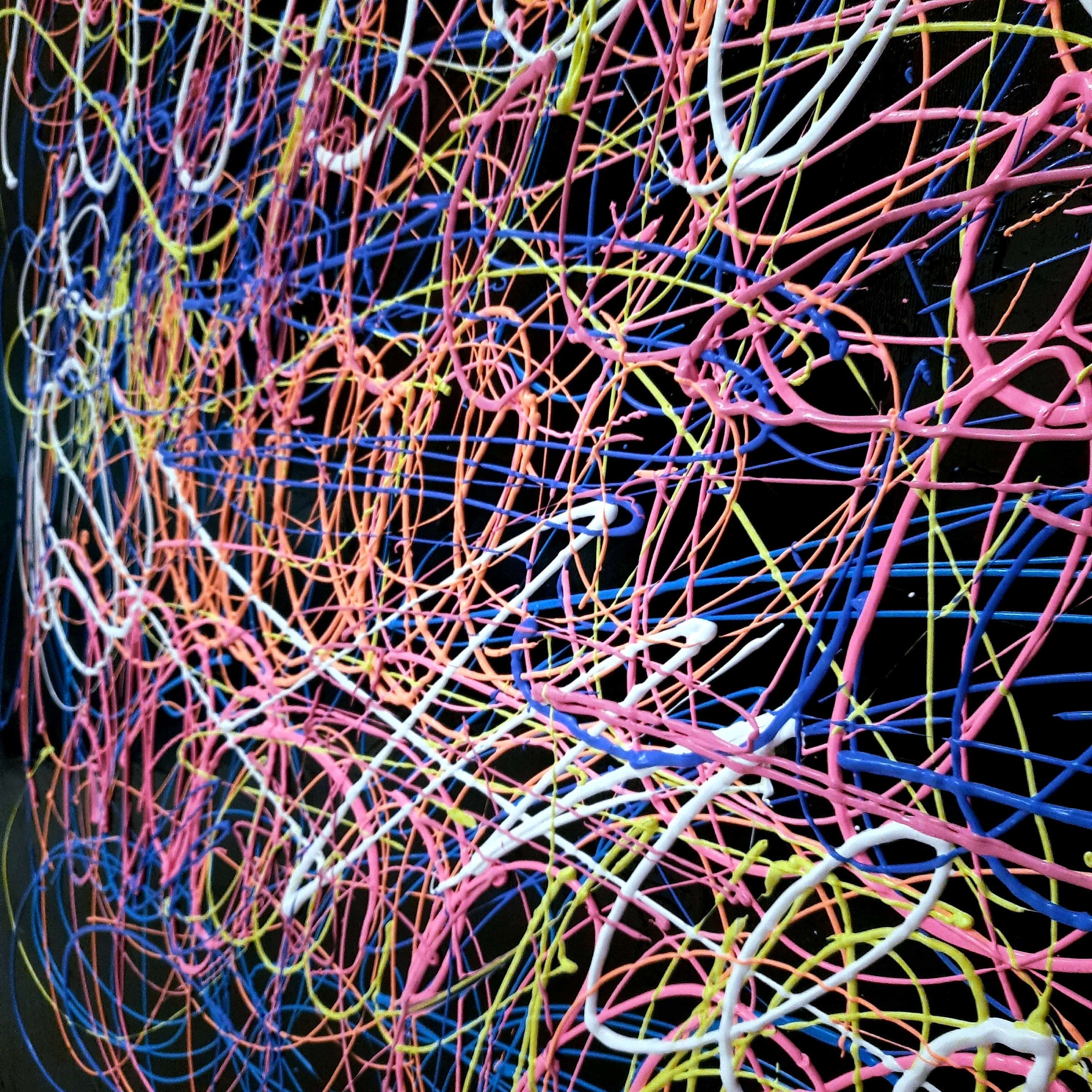 COLORFUL APPARITION 46"x46"