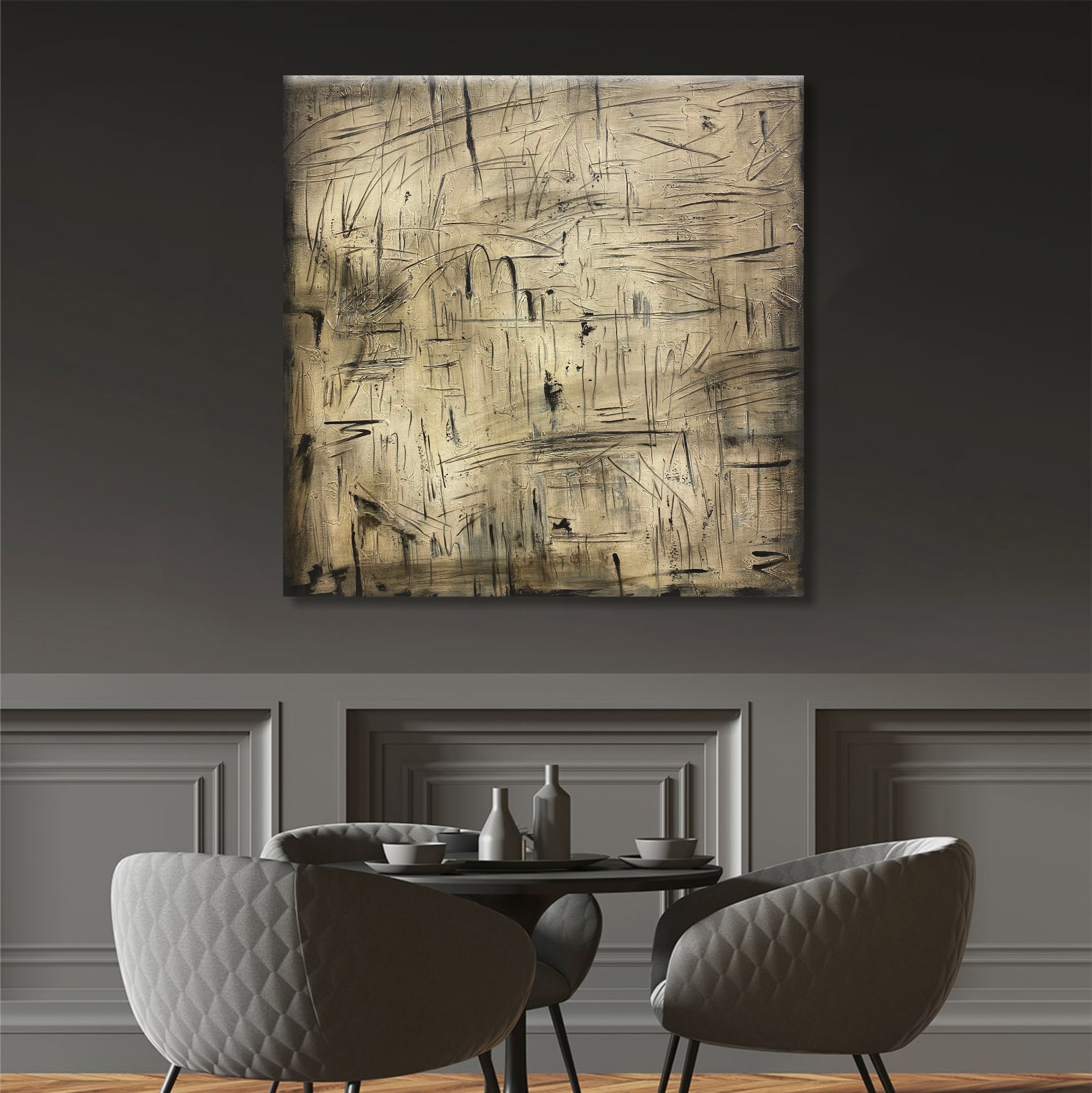 OLD WRITINGS 50"x50"