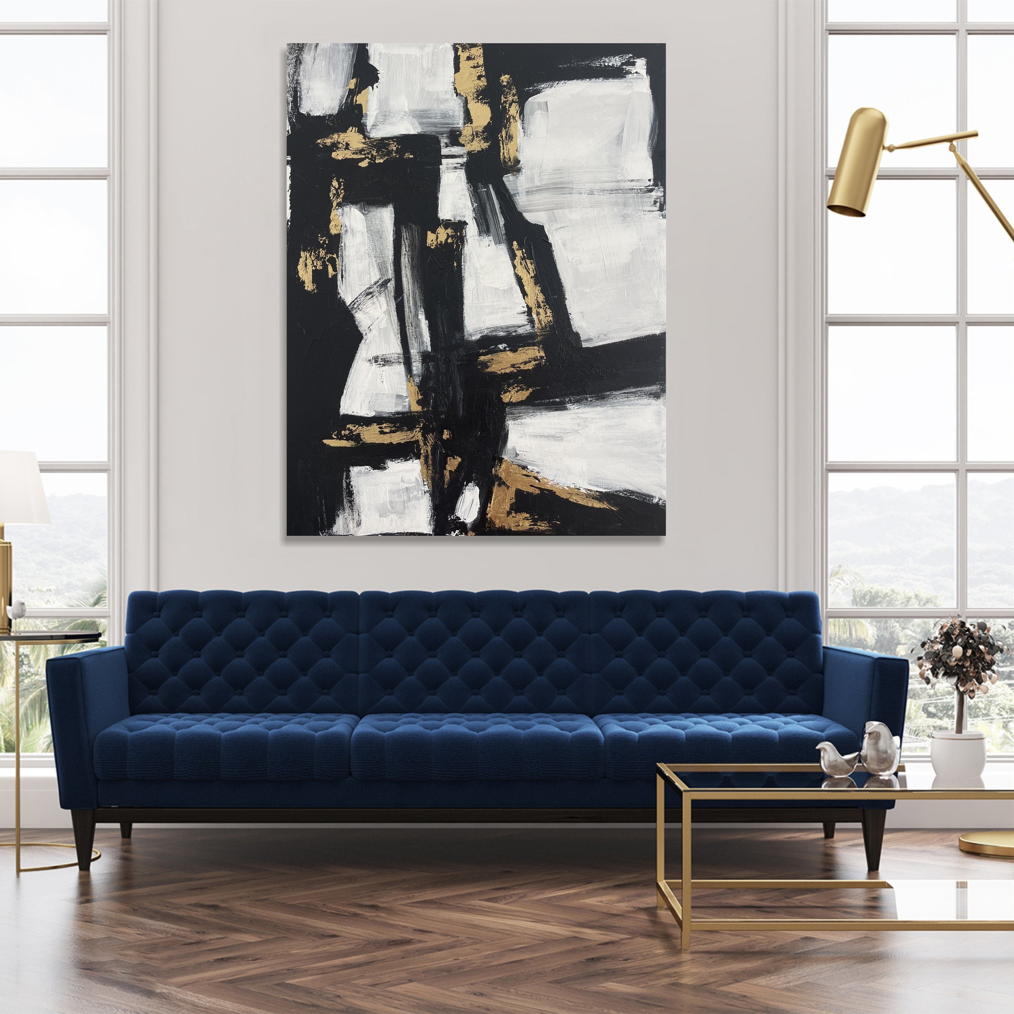 GEOMETRIC GLOW 32"x24"