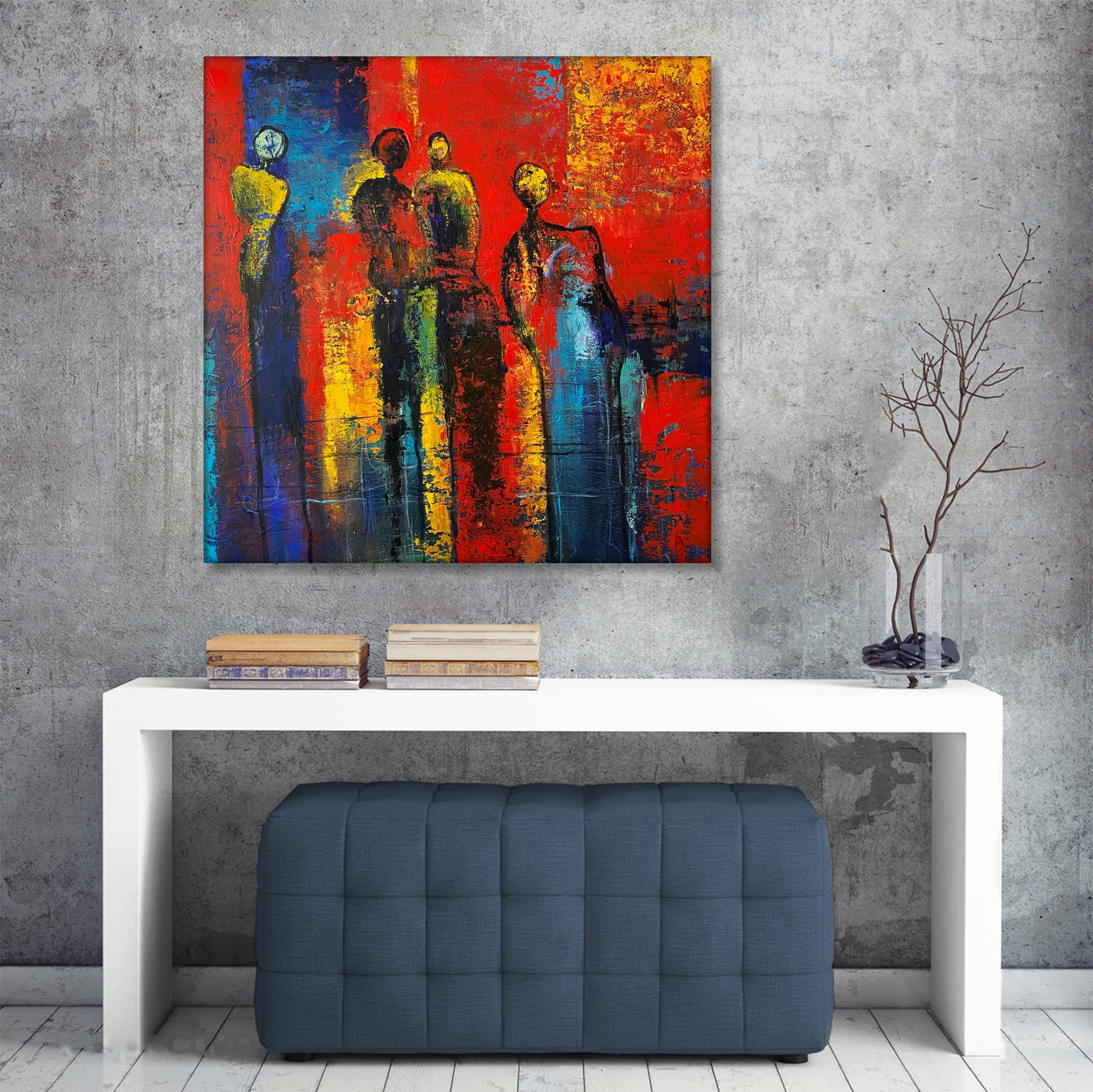 SPECTRUM OF FIGURES 46"x46"