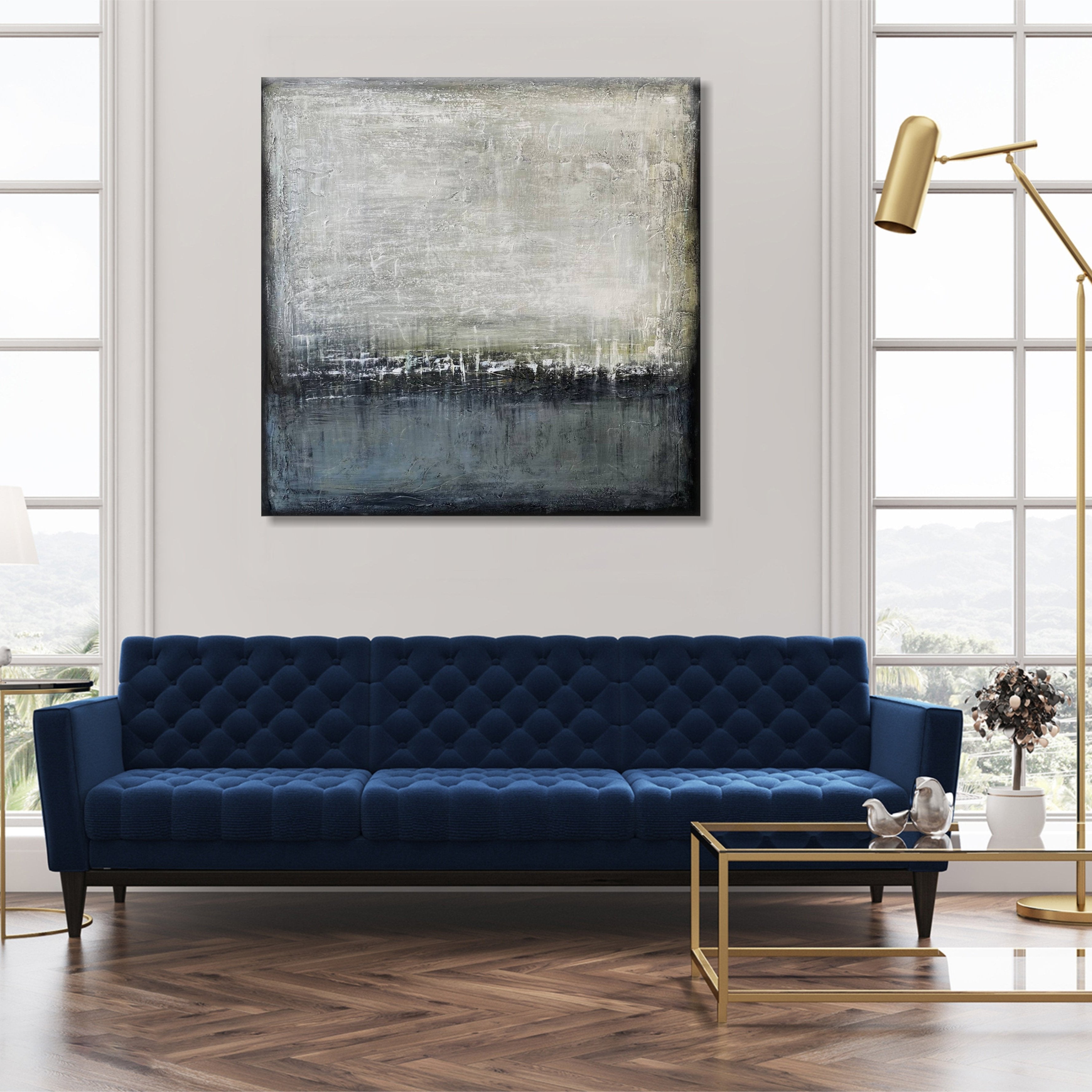 GREY SERENITY 32"x32"