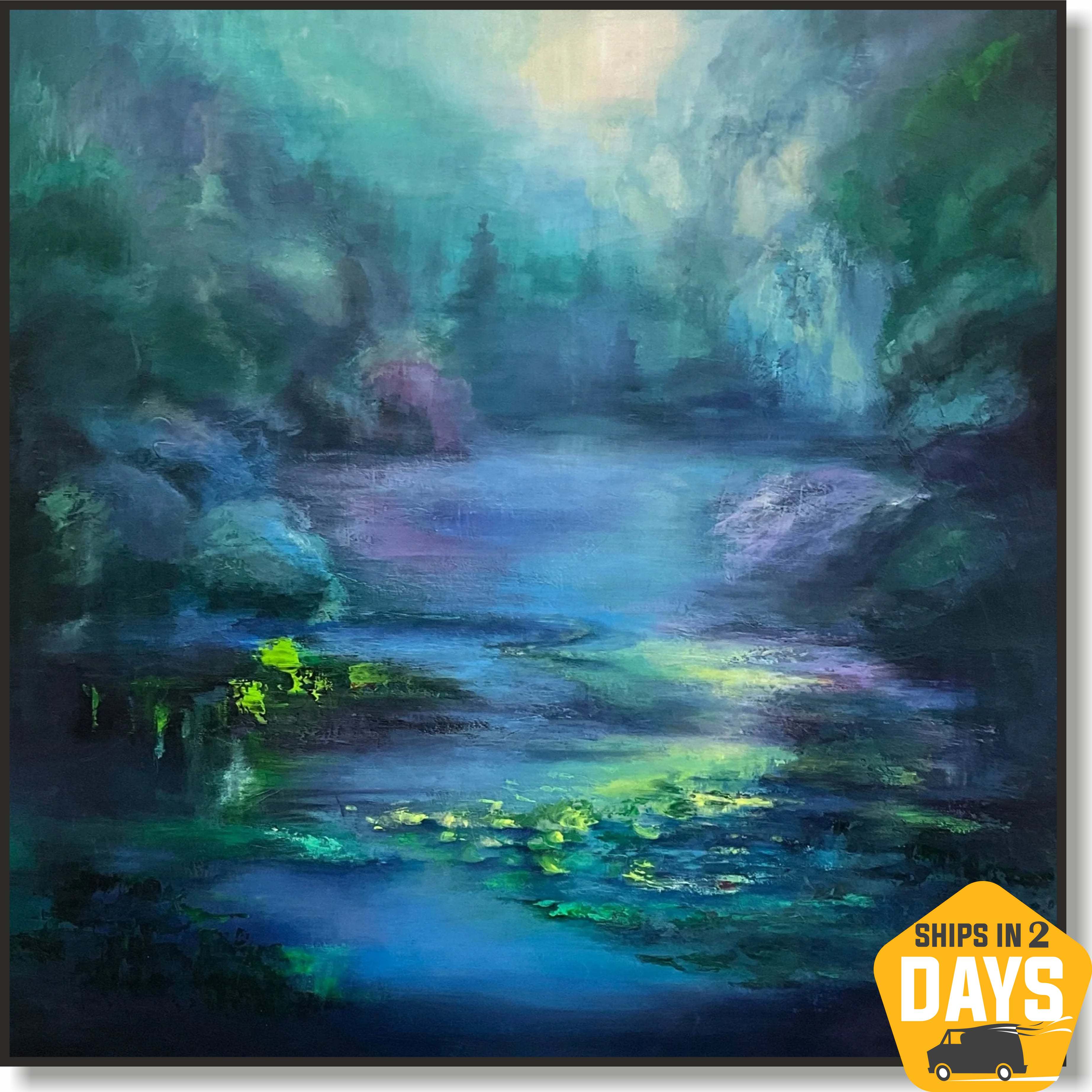 MIDNIGHT SERENITY 43.3"x43.3"