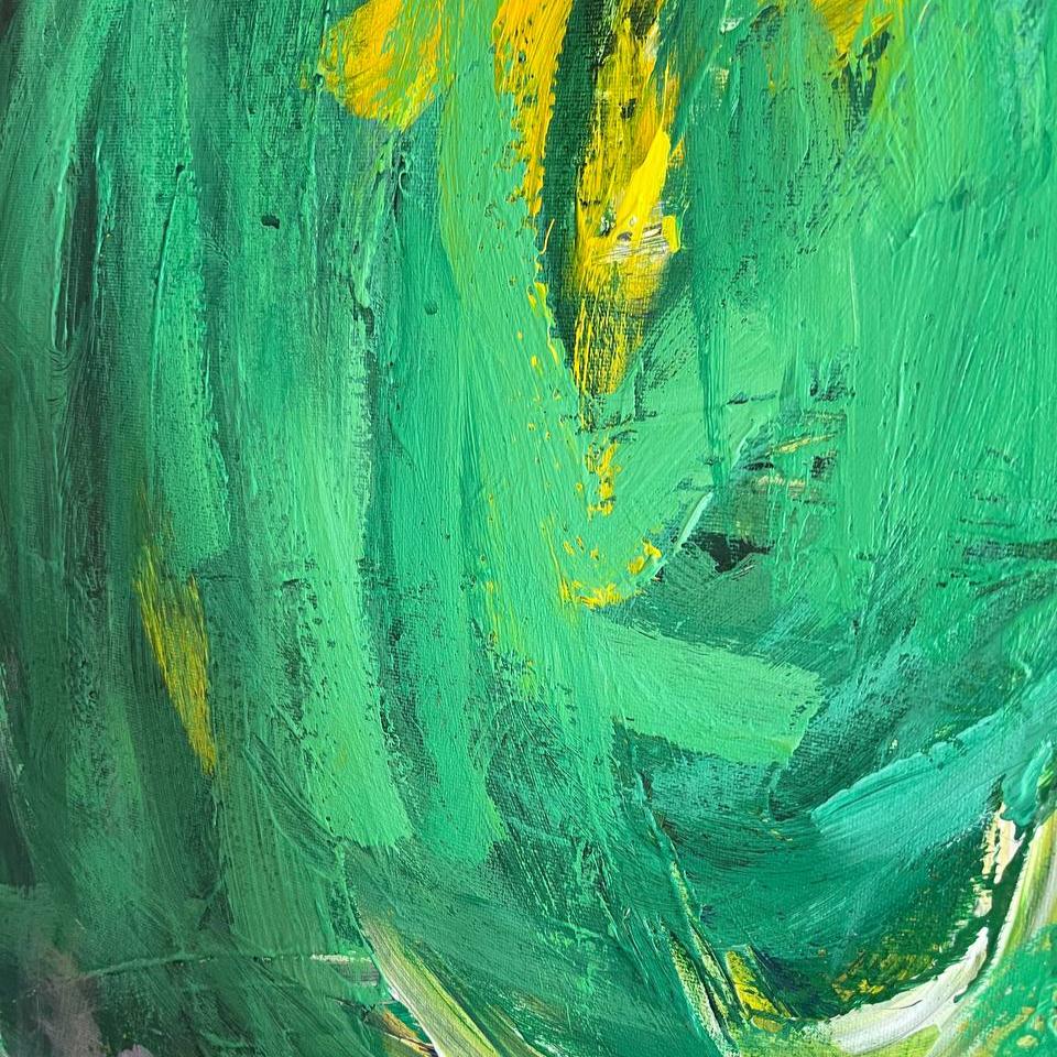 GREEN MADNESS 40"x40"