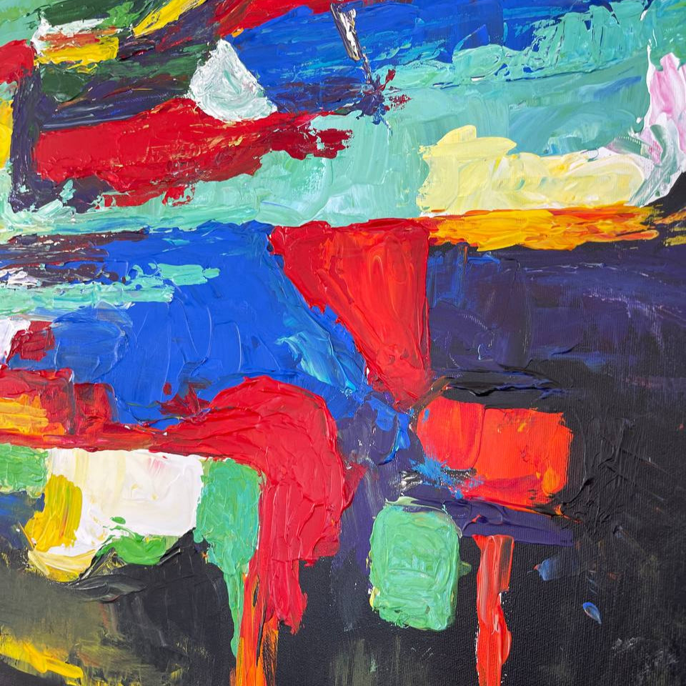 COLOR OF MUSIC 48"x48"