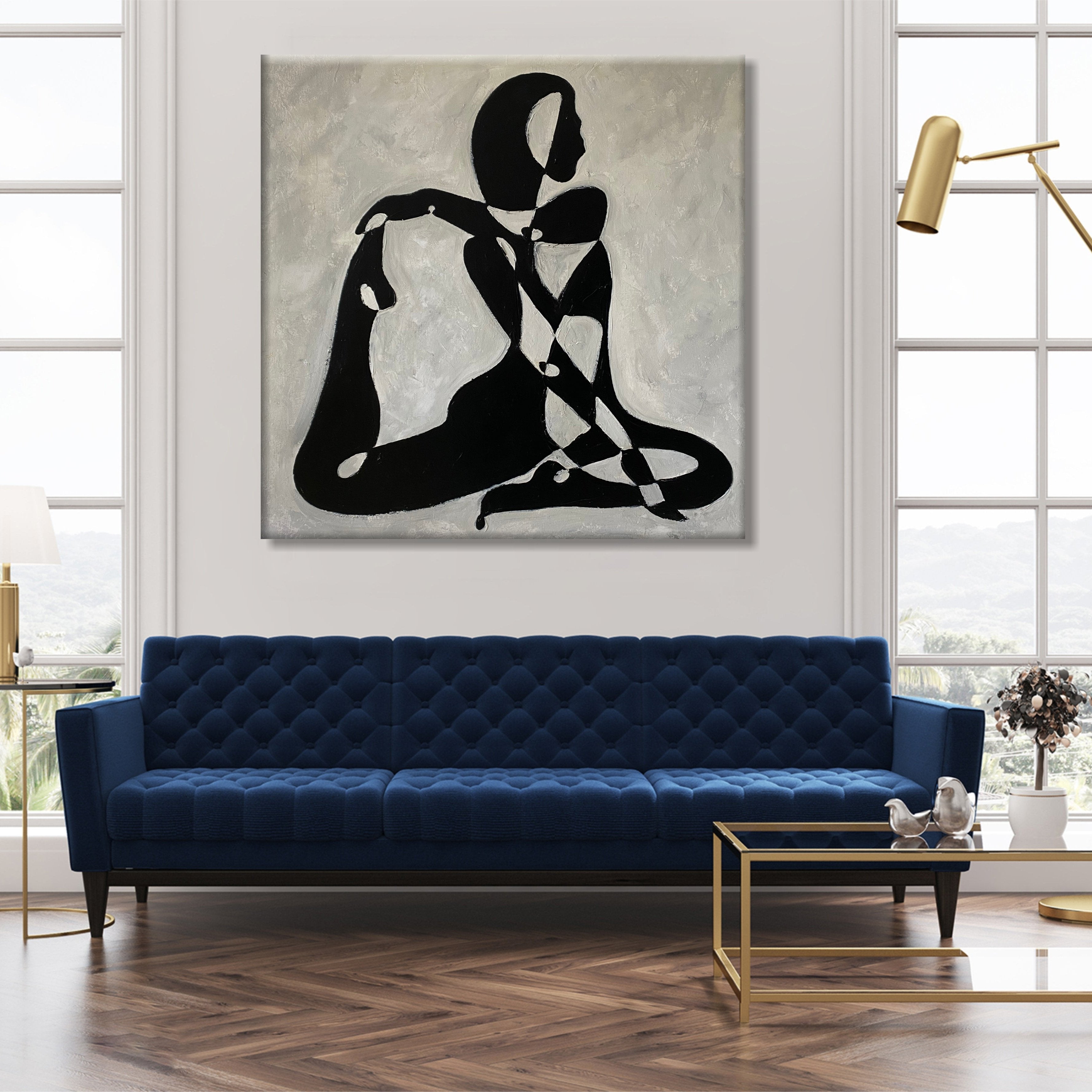 SILHOUETTE SYNTHESIS 32"x32"