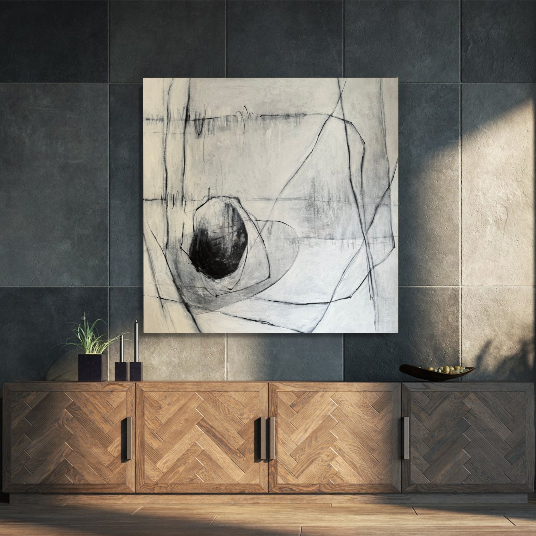 CONTEMPORARY SIMPLICITY 40"x40"