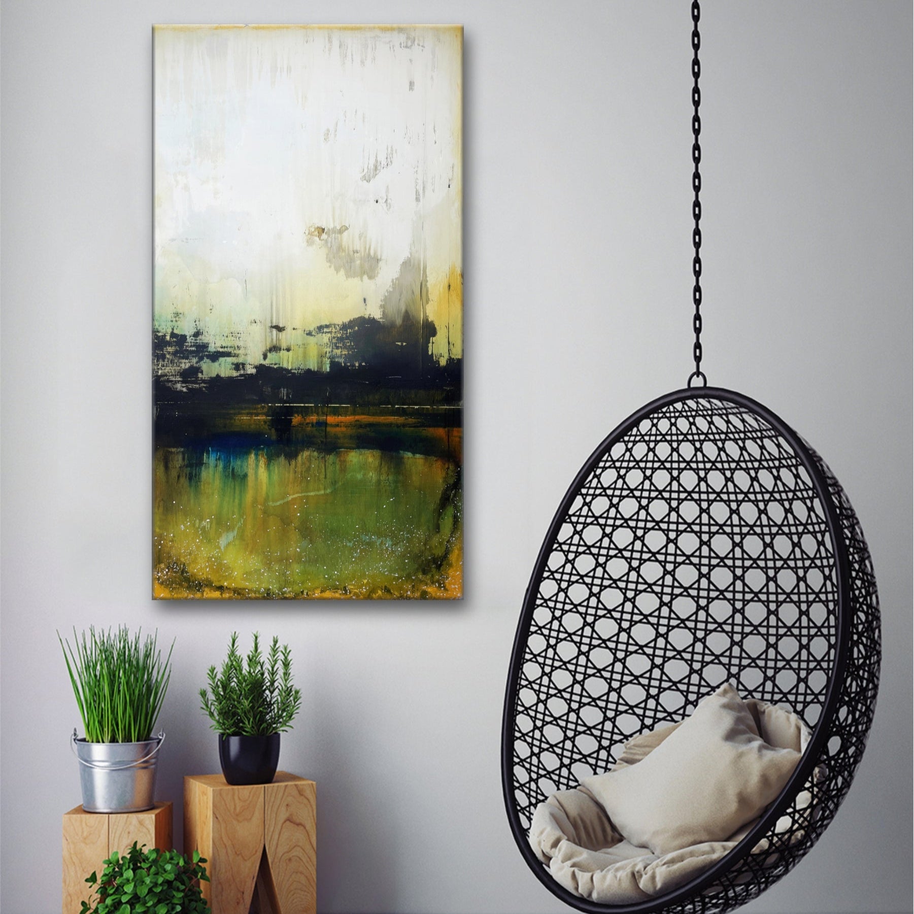 Serene Abstract Landscape AUTUMN 2 49.2"x29.5"