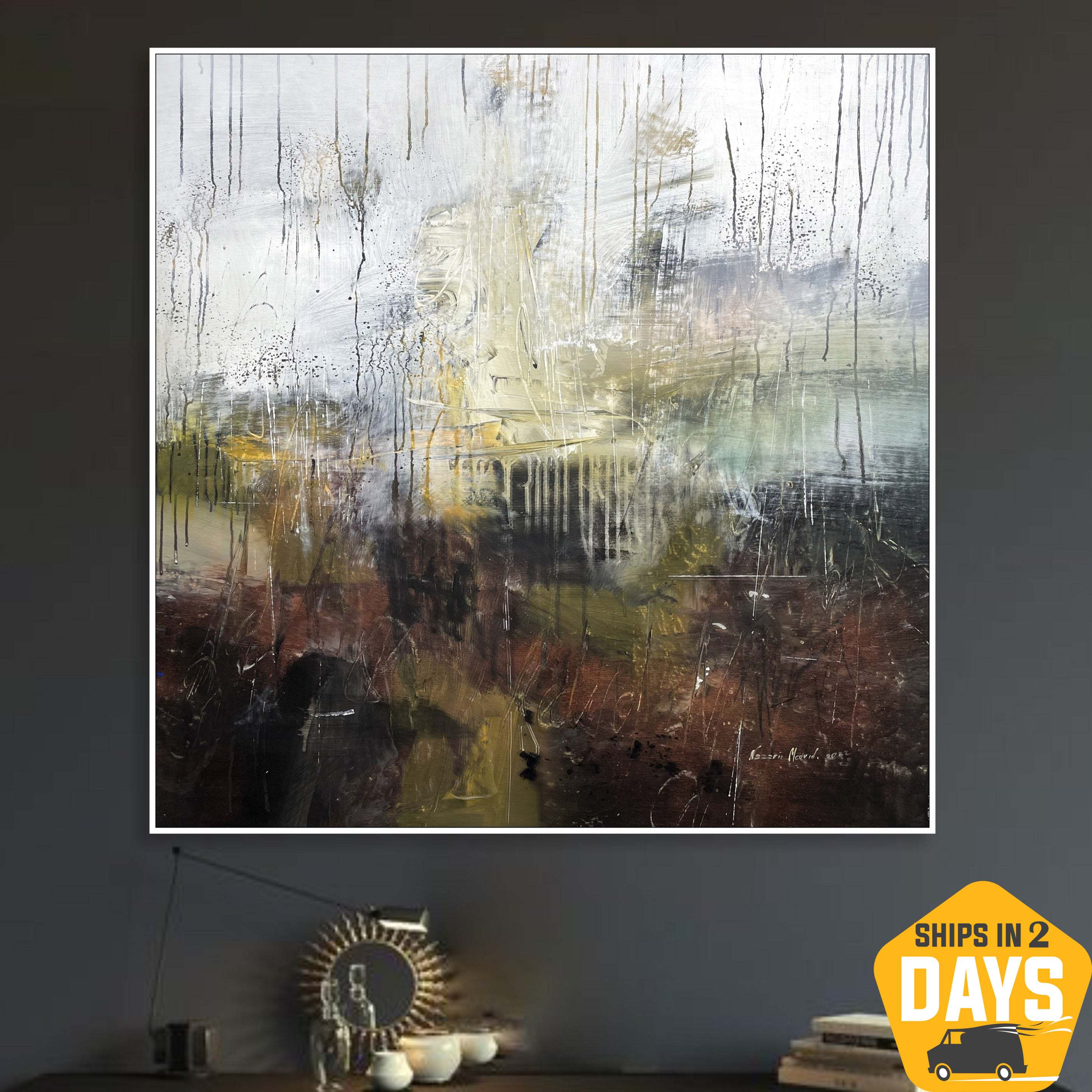 Custom Acrylic Painting ASSOCIATION 254 39.4"x36.2"