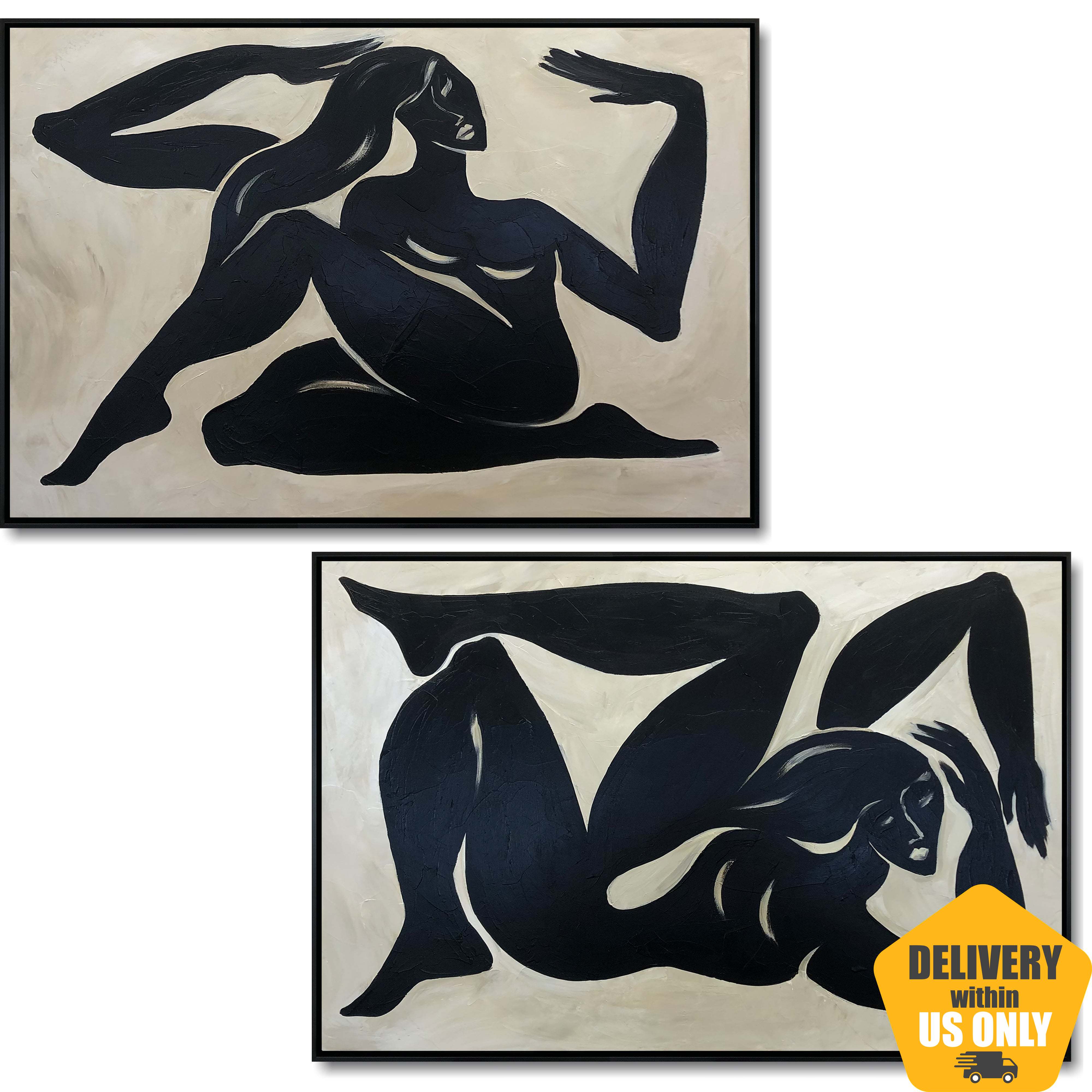 GREEK ATHLETES 2P 24"x64"