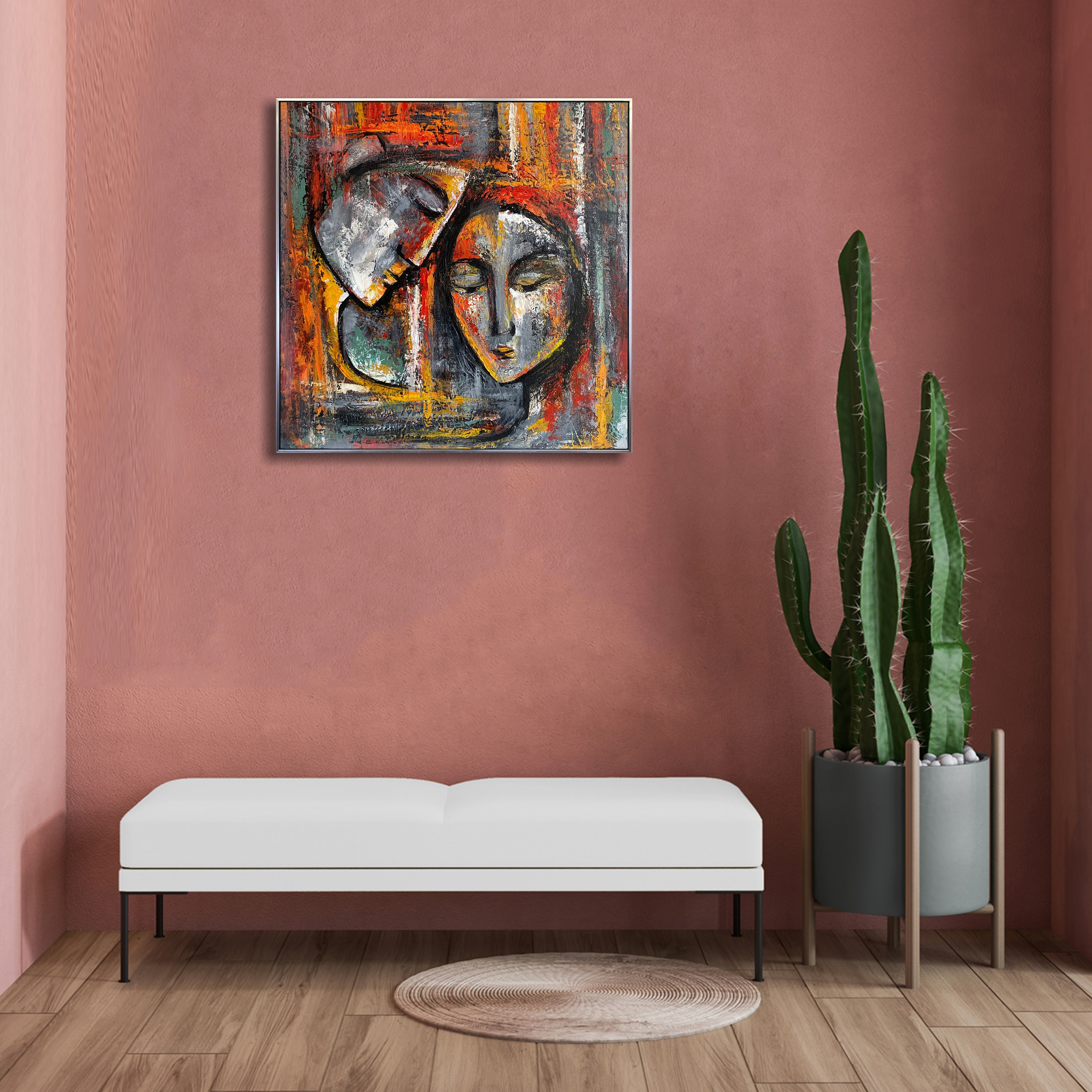 SILENT CONNECTION 26"x26"