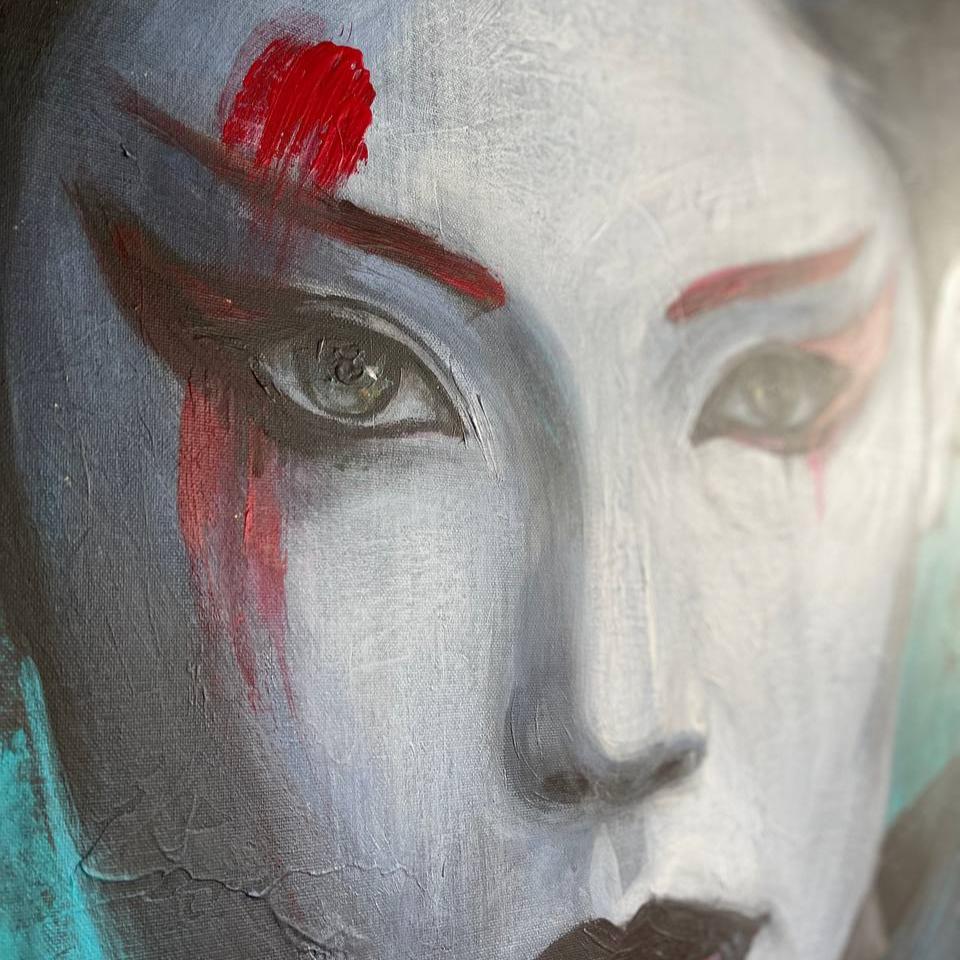 Figurative abstract wall art WU ZETIAN