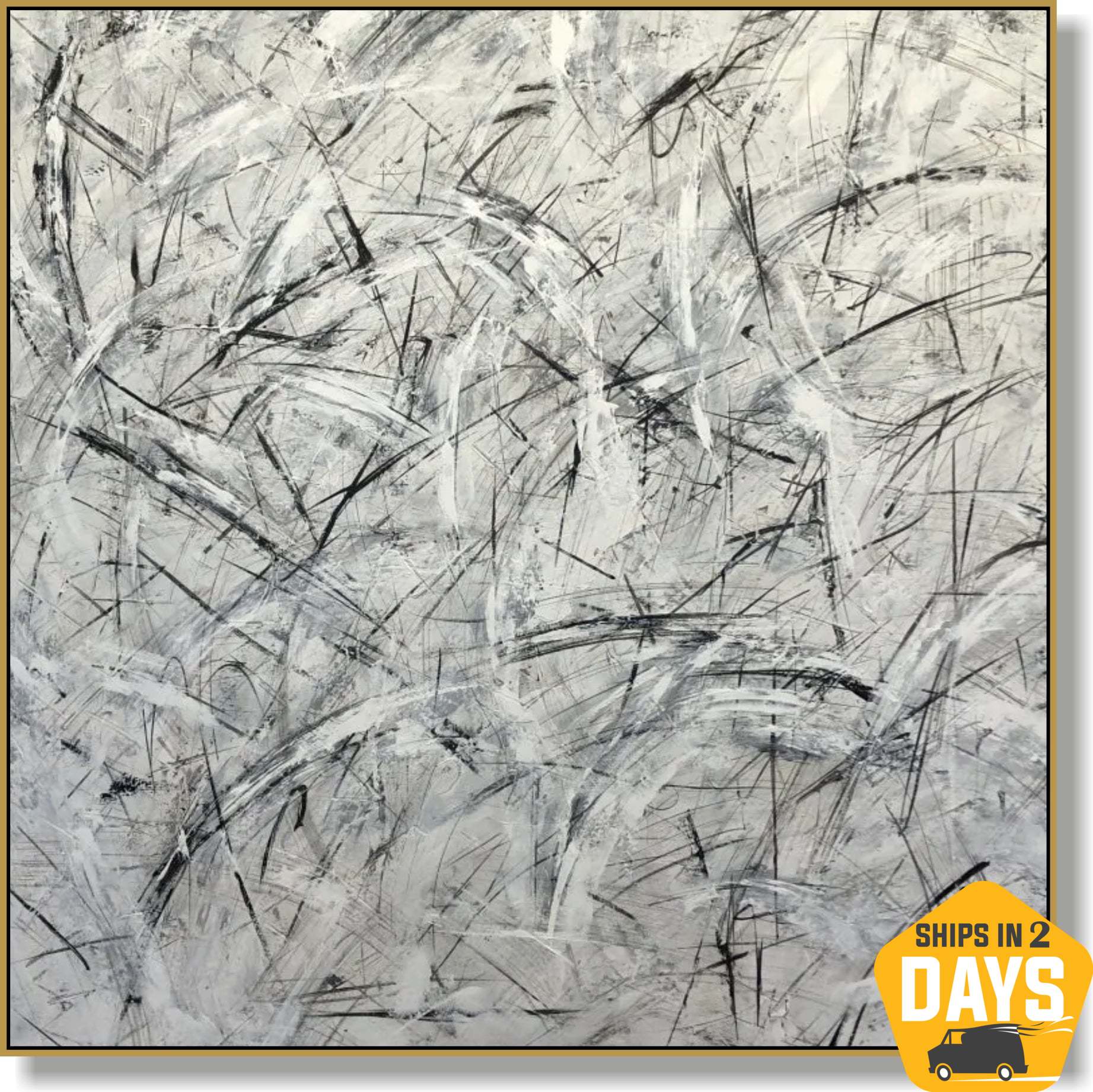 LINEAR SYMPHONY 50"x50"