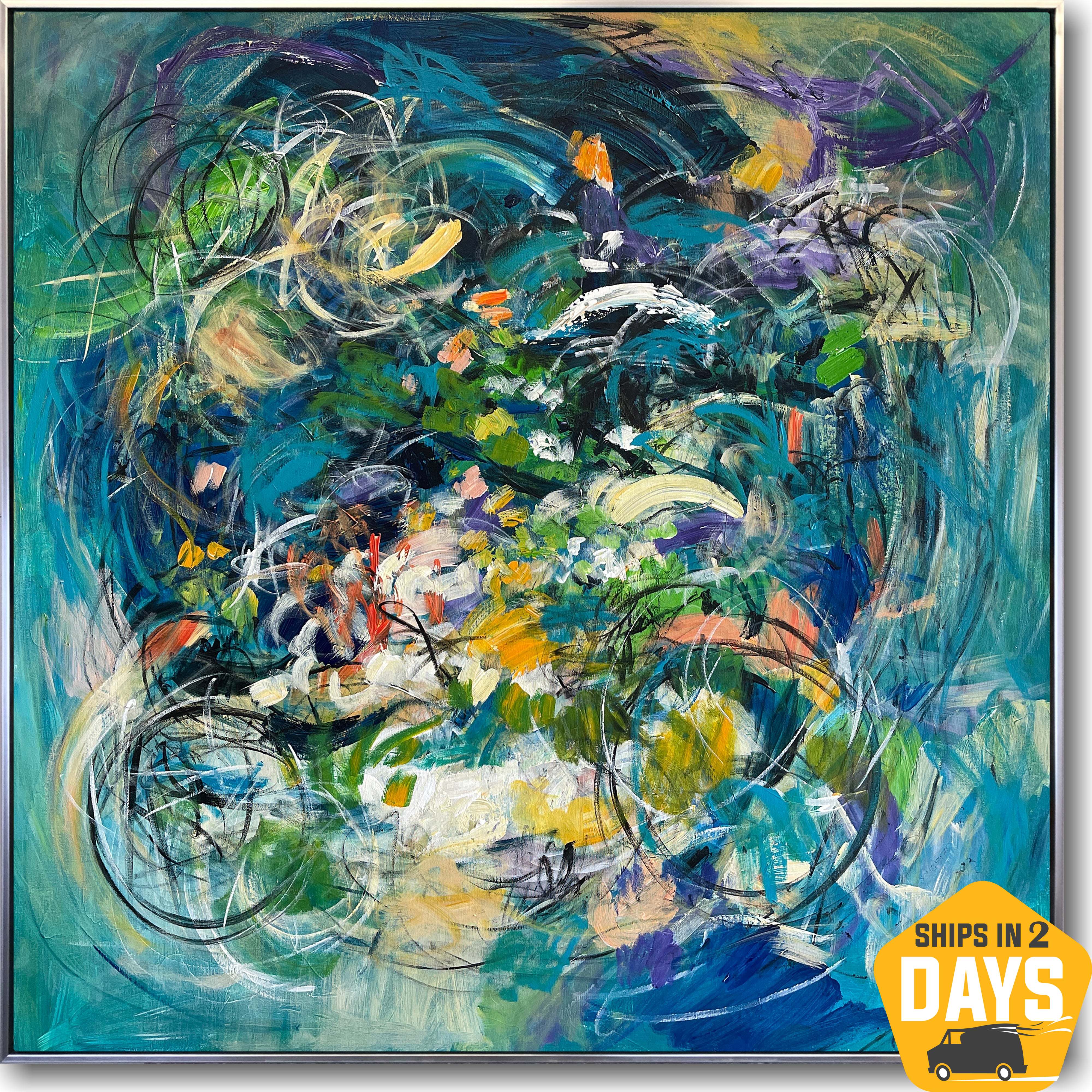 AGITATION COLORS 40"x40"