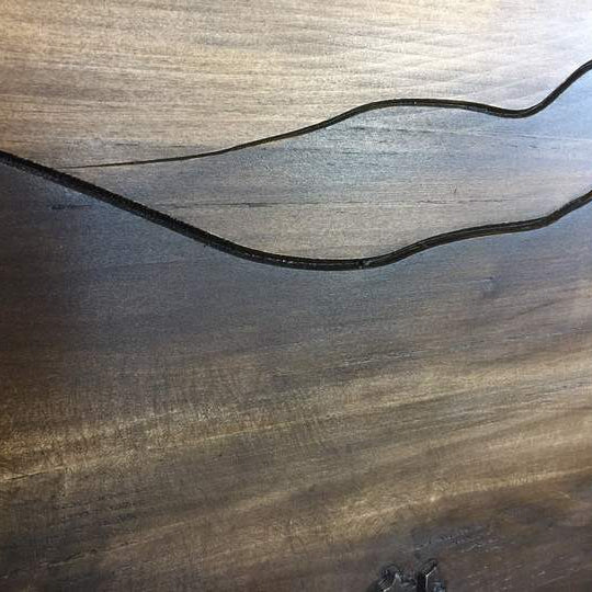 WOODEN FOREST LANDSCAPE 40.5"x55.5"