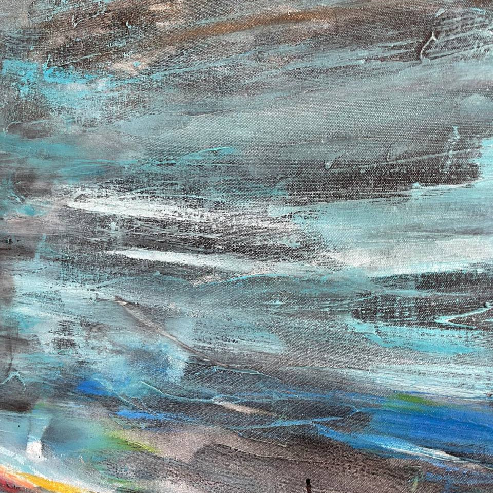 REBELLIOUS SKY 50"x50"