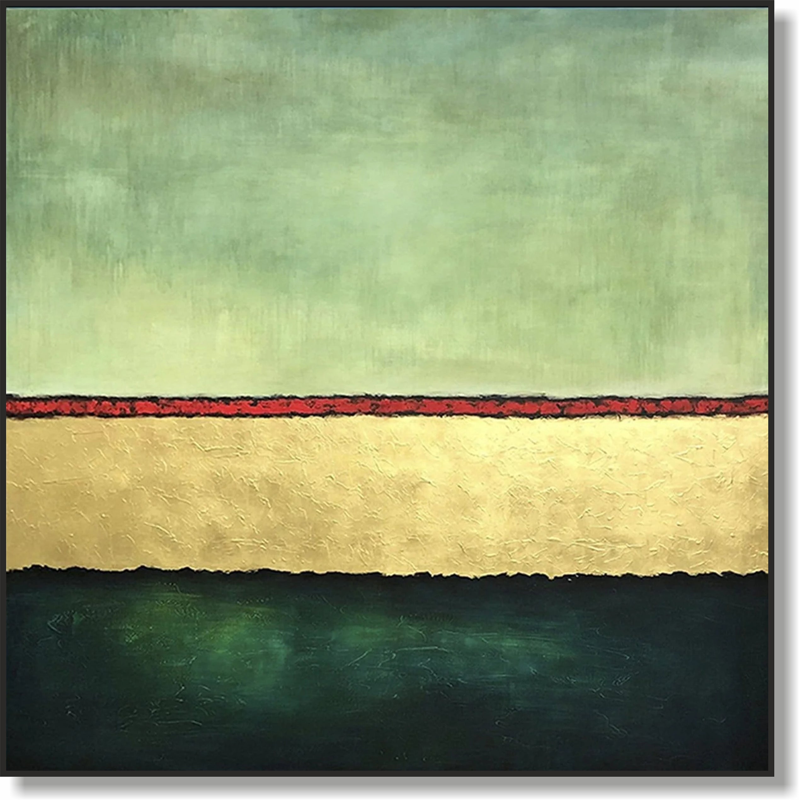 Coloful abstract painting LAYERS OF FORTUNE