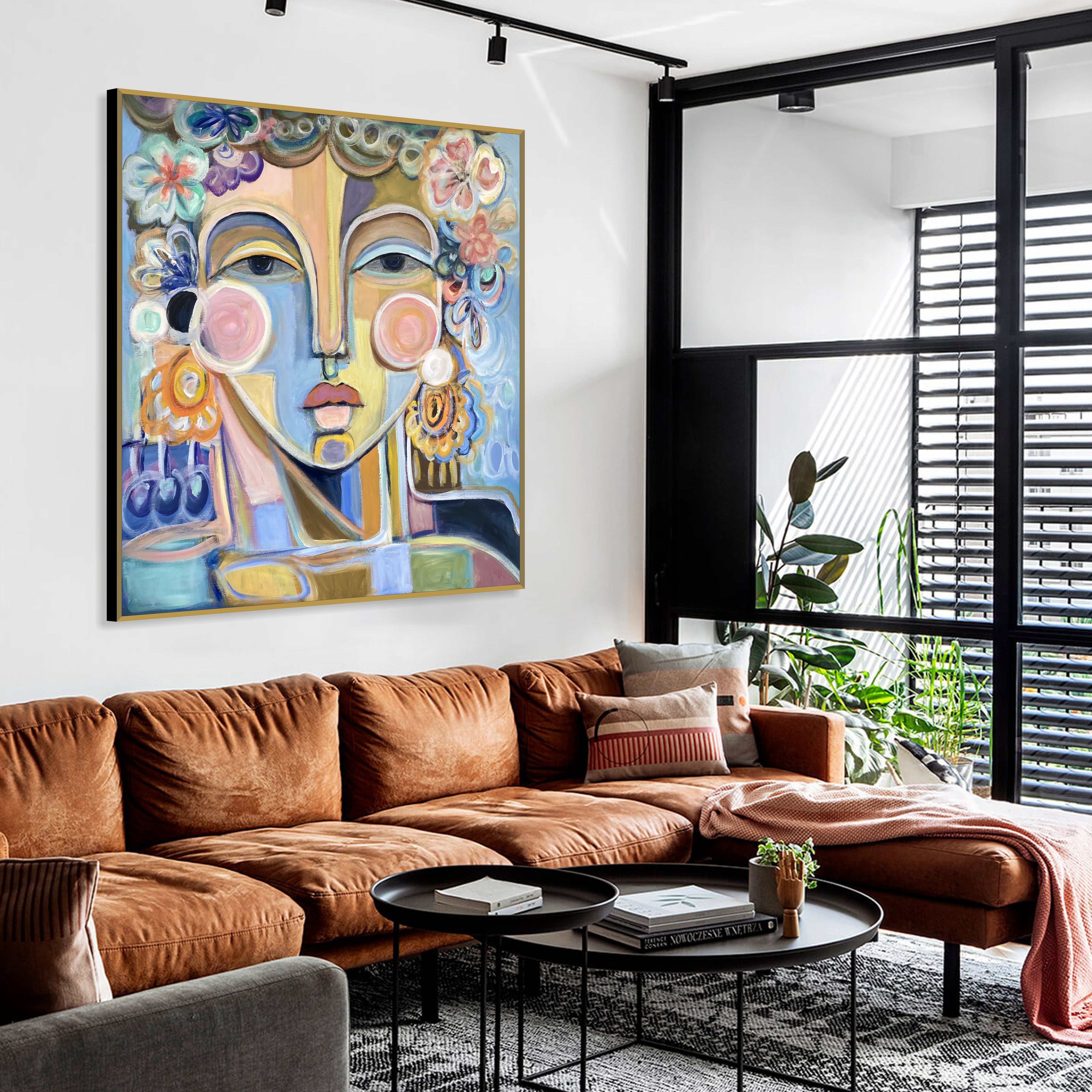 ABSTRACT CHARM 46"x46"