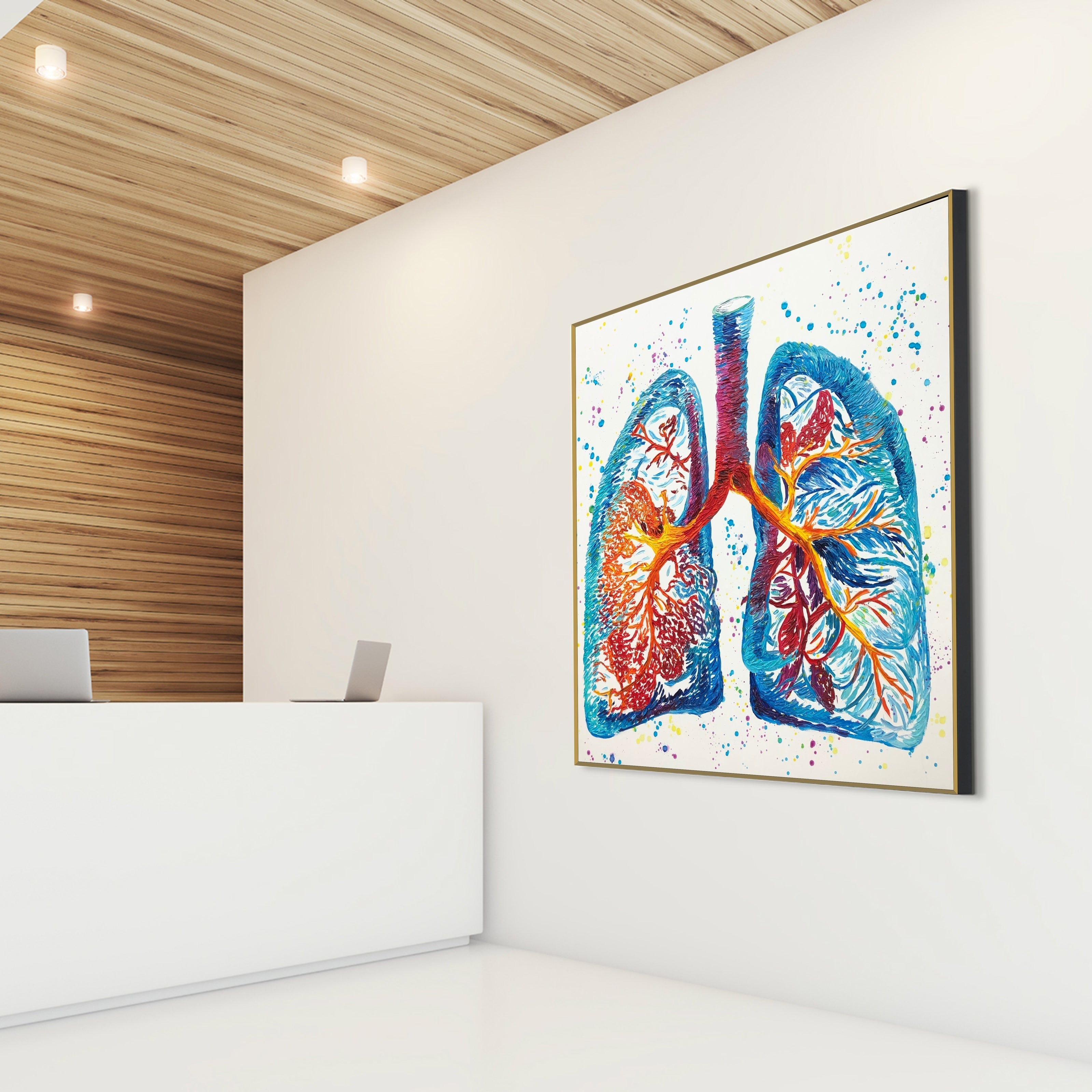 VIVID RESPIRE 46"x46"