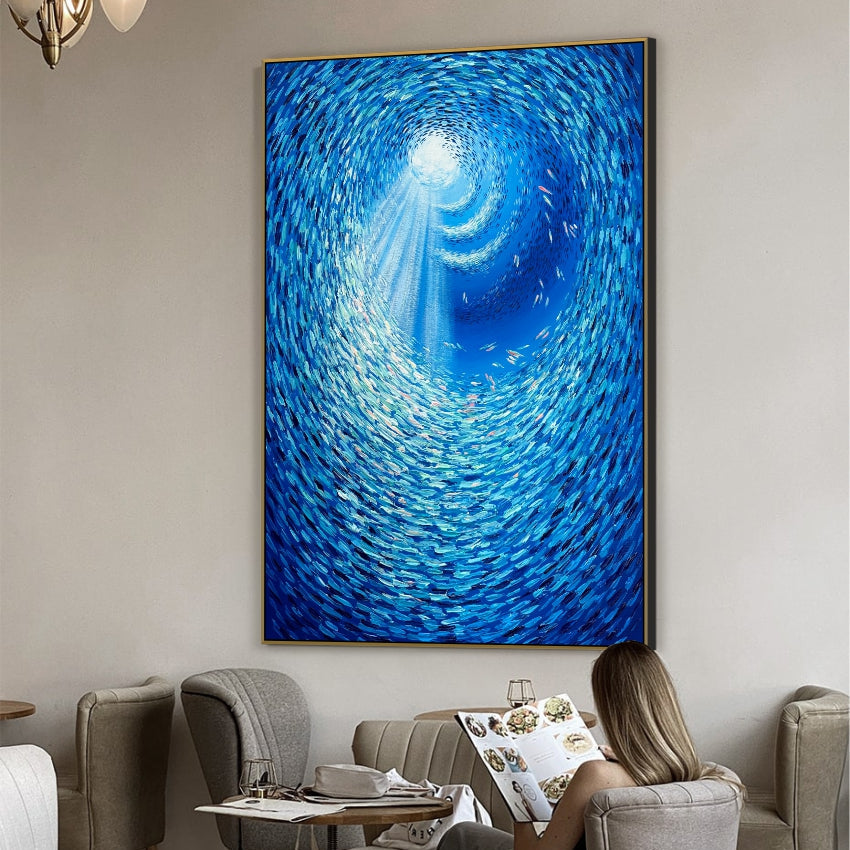 FISH WHIRLPOOL 40"x30"