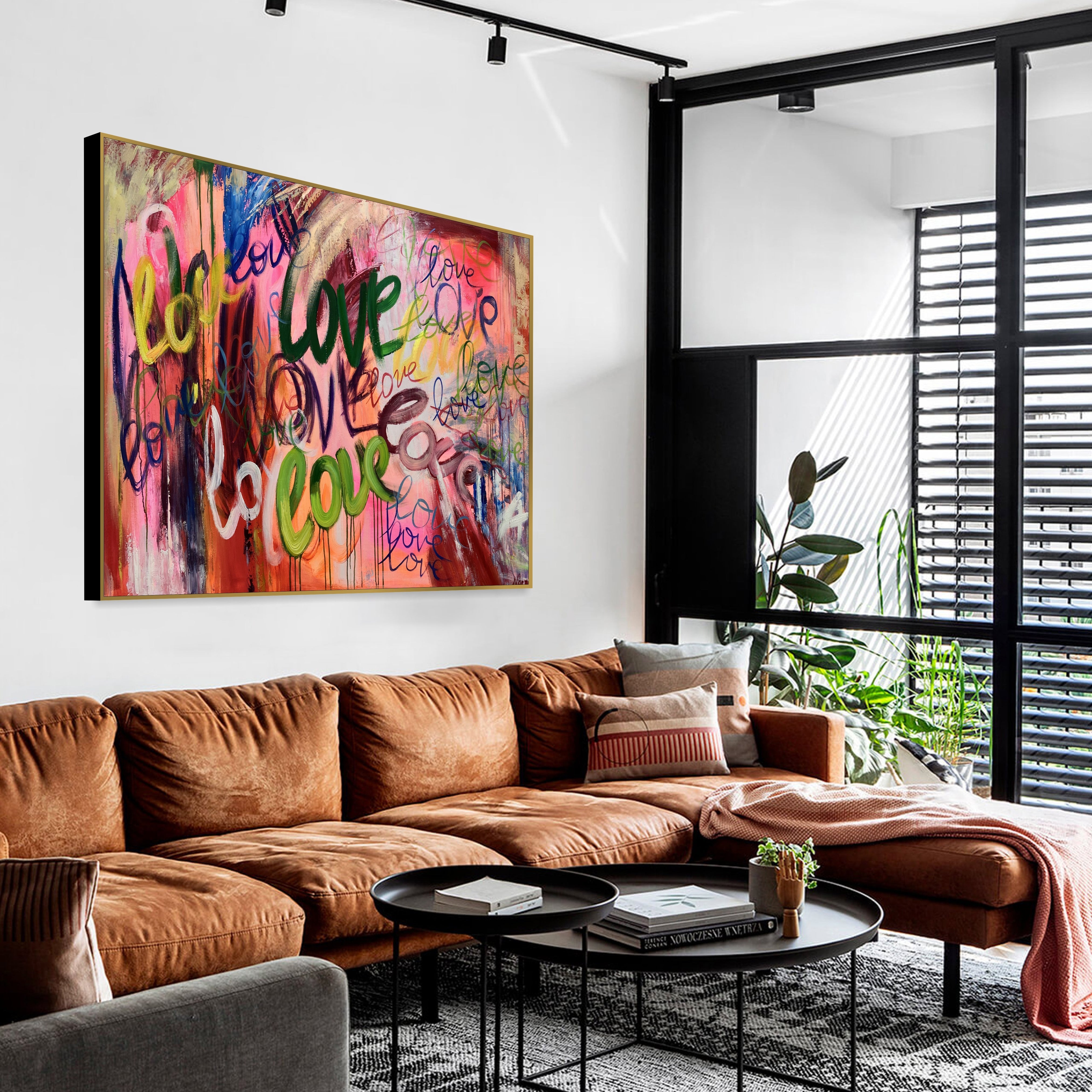 LOVE GRAFFITI 48"x72"