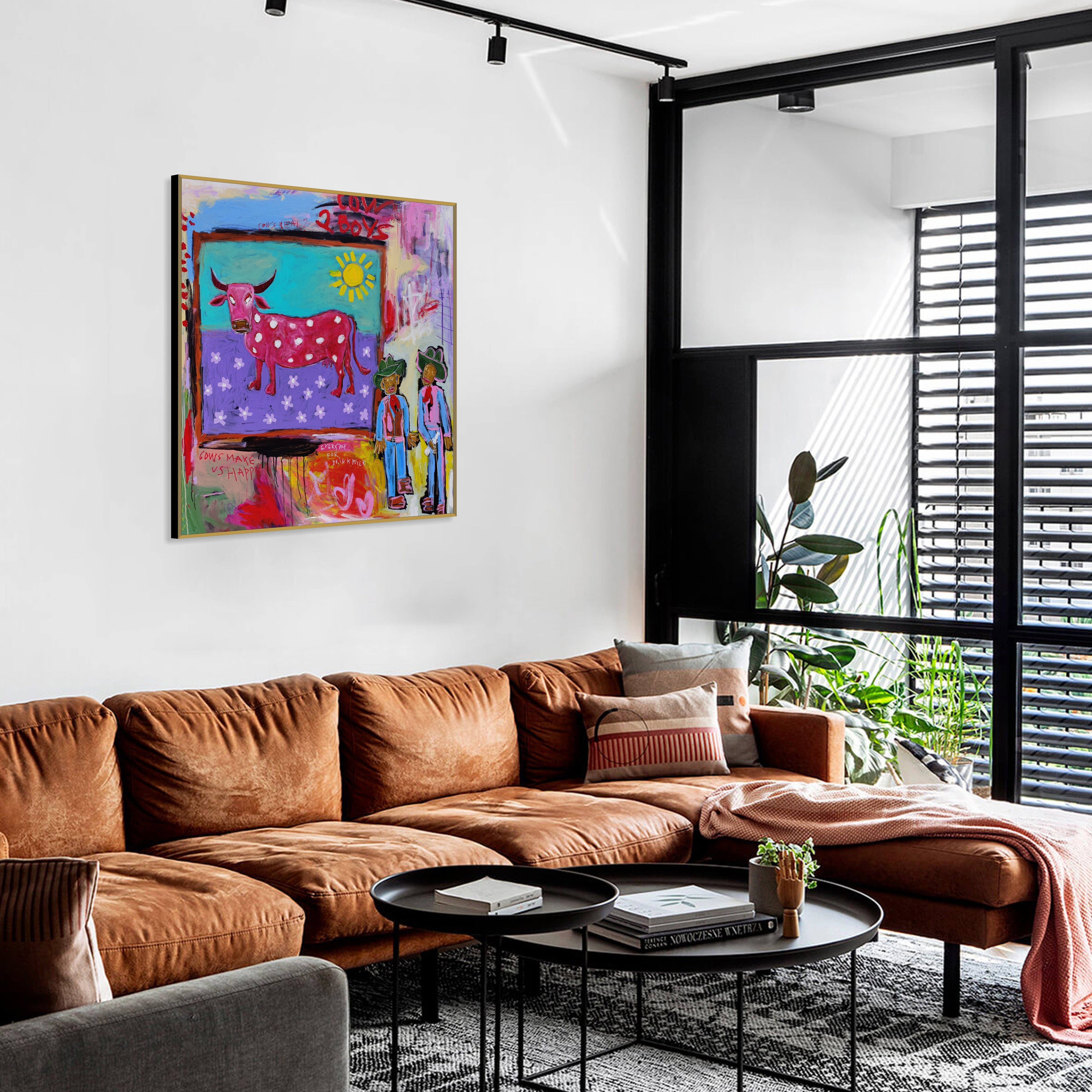 HAPPY FARM LIFE 46"x46"