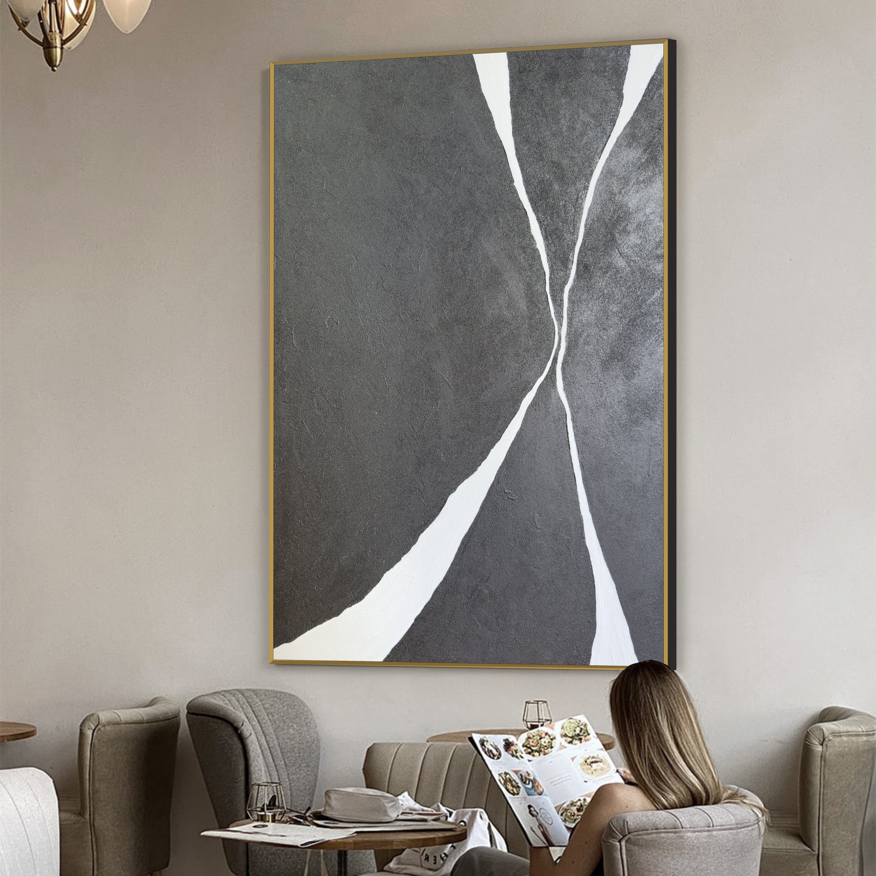 GEOMETRIC FLUIDITY 32"x24"